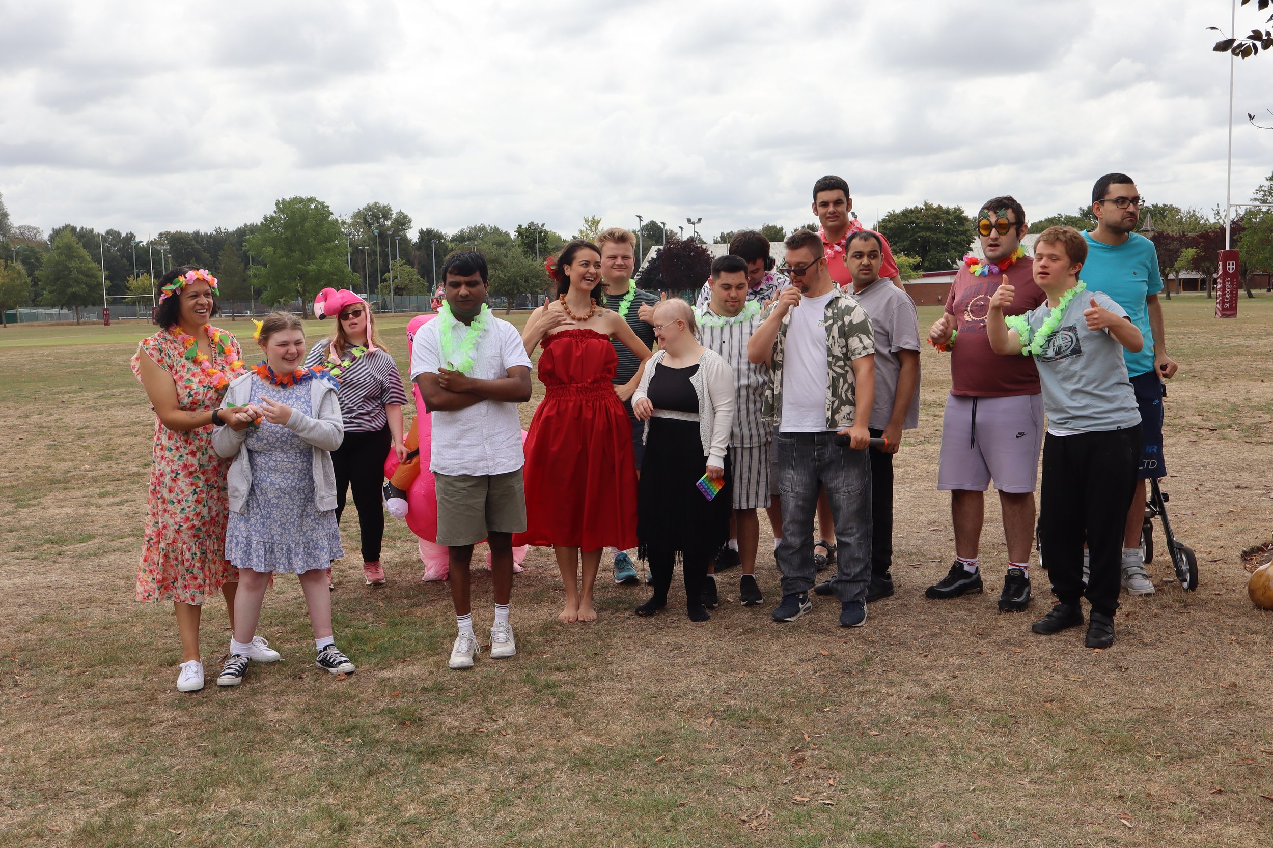 Aloha!! Clubhouse Support summer BBQ!