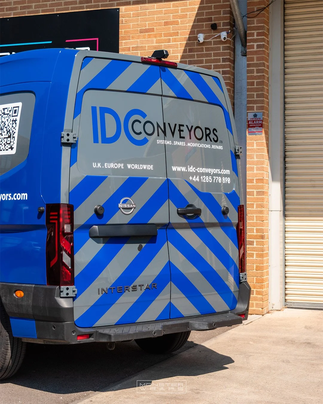 IDC Conveyors Nissan Interstar L3 H3 sign-writing company branding wrap