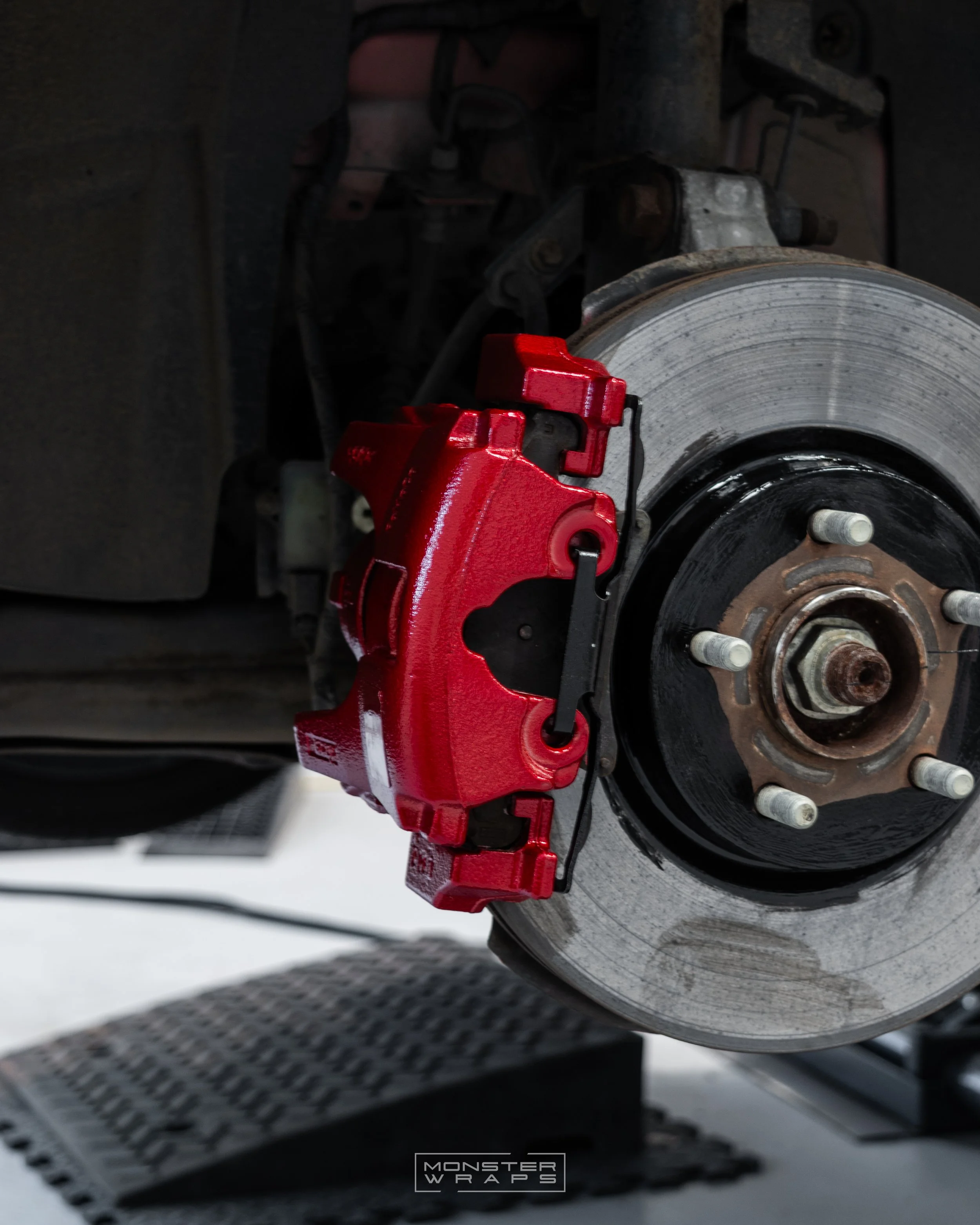 ford mondeo vingale calipers painted gloss metallic candy red