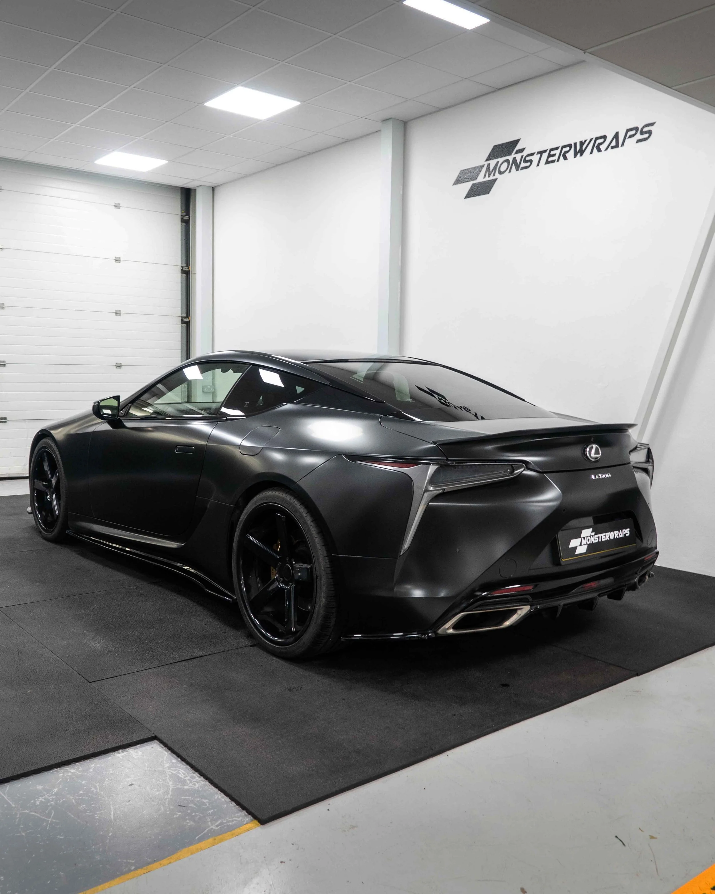 Lexus LC500 full Satin PPF conversion, full body Paint Protection Film produced by Monsterwraps in Gloucestershire