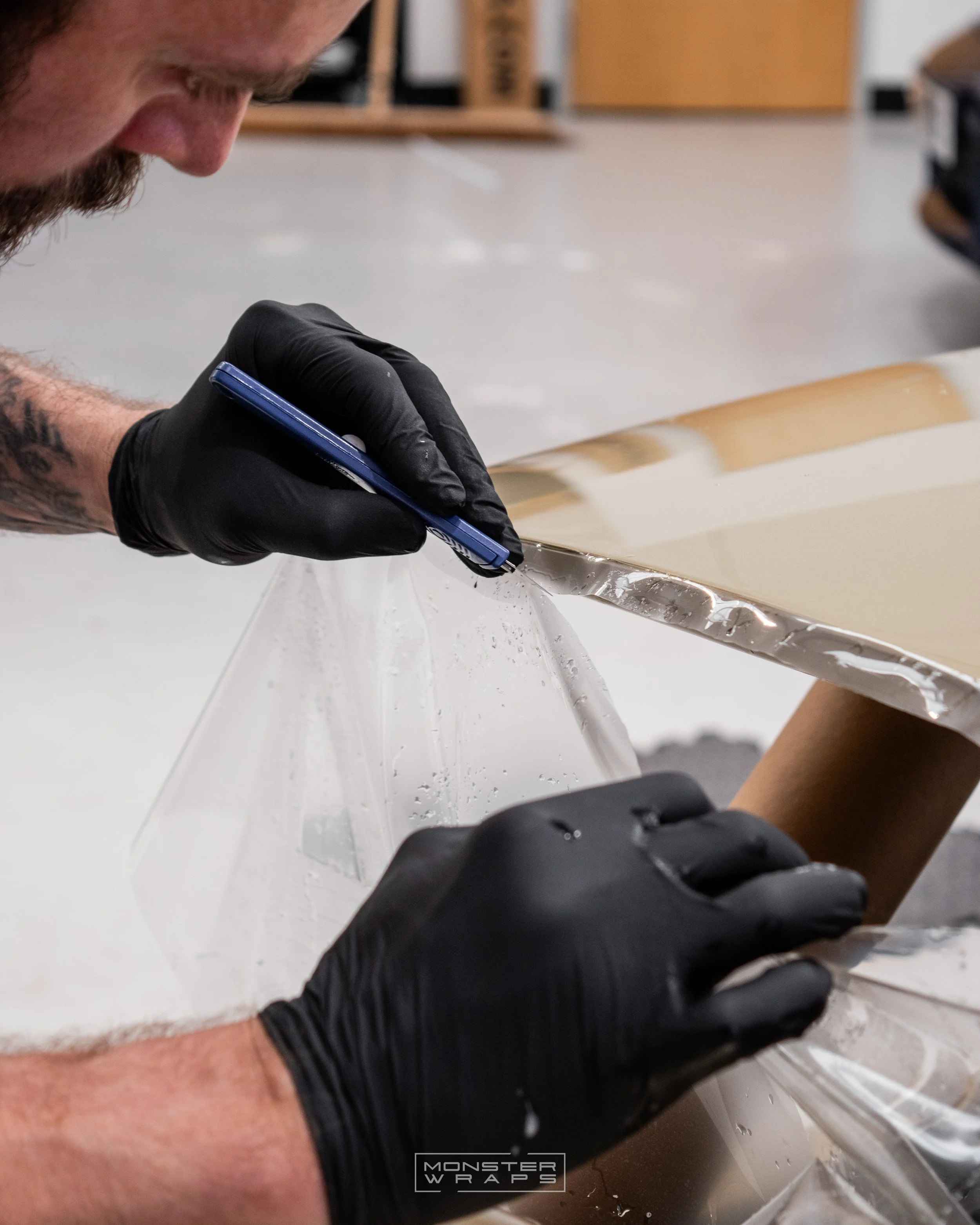 Porsche Carrera 1967 full-body gloss paint protection film
