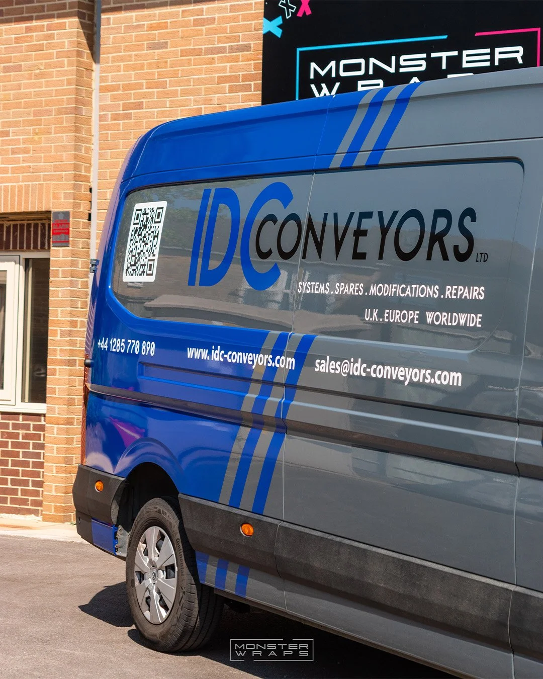 IDC Conveyors Nissan Interstar L3 H3 sign-writing company branding wrap