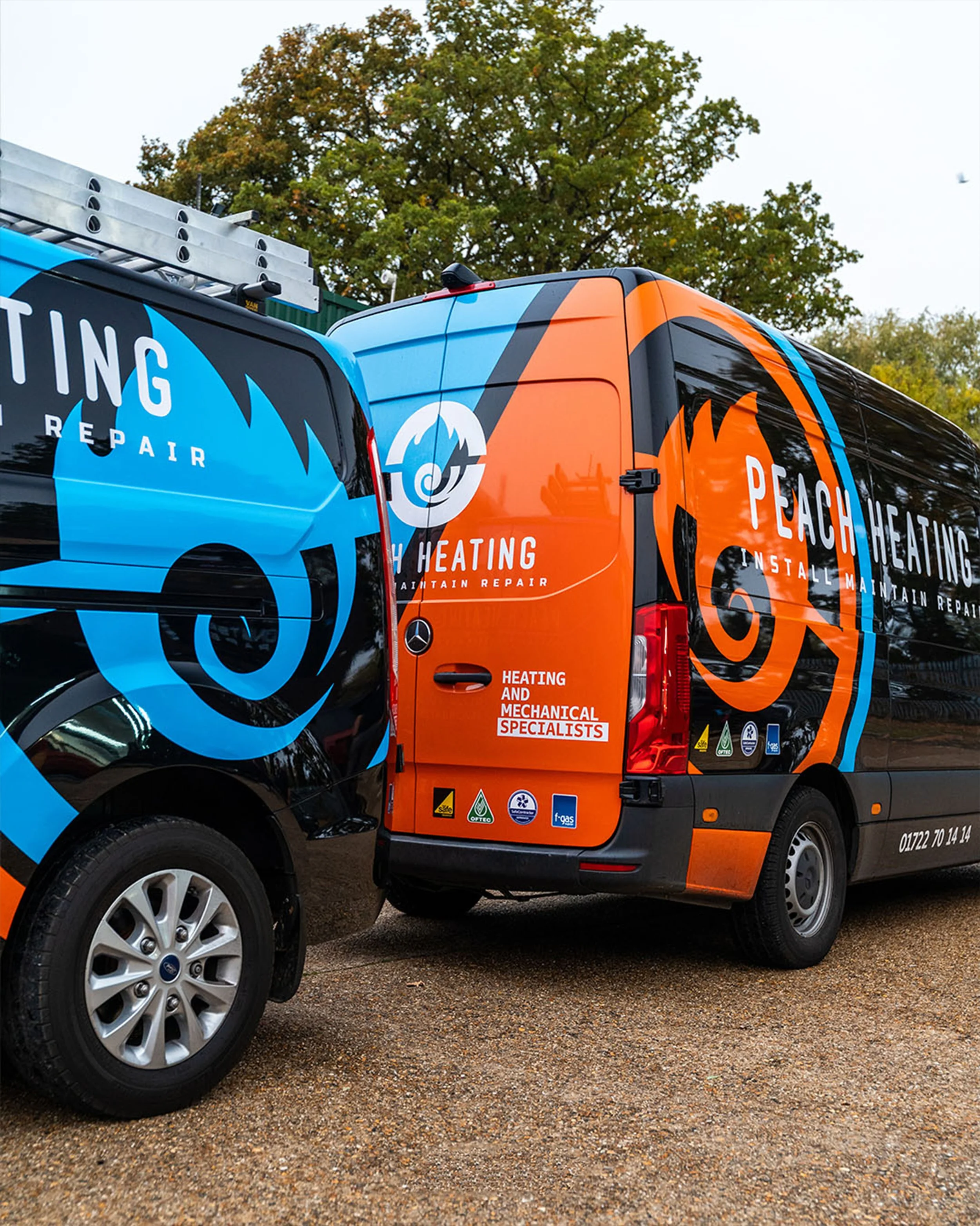 commercial company branding signwriting van wraps