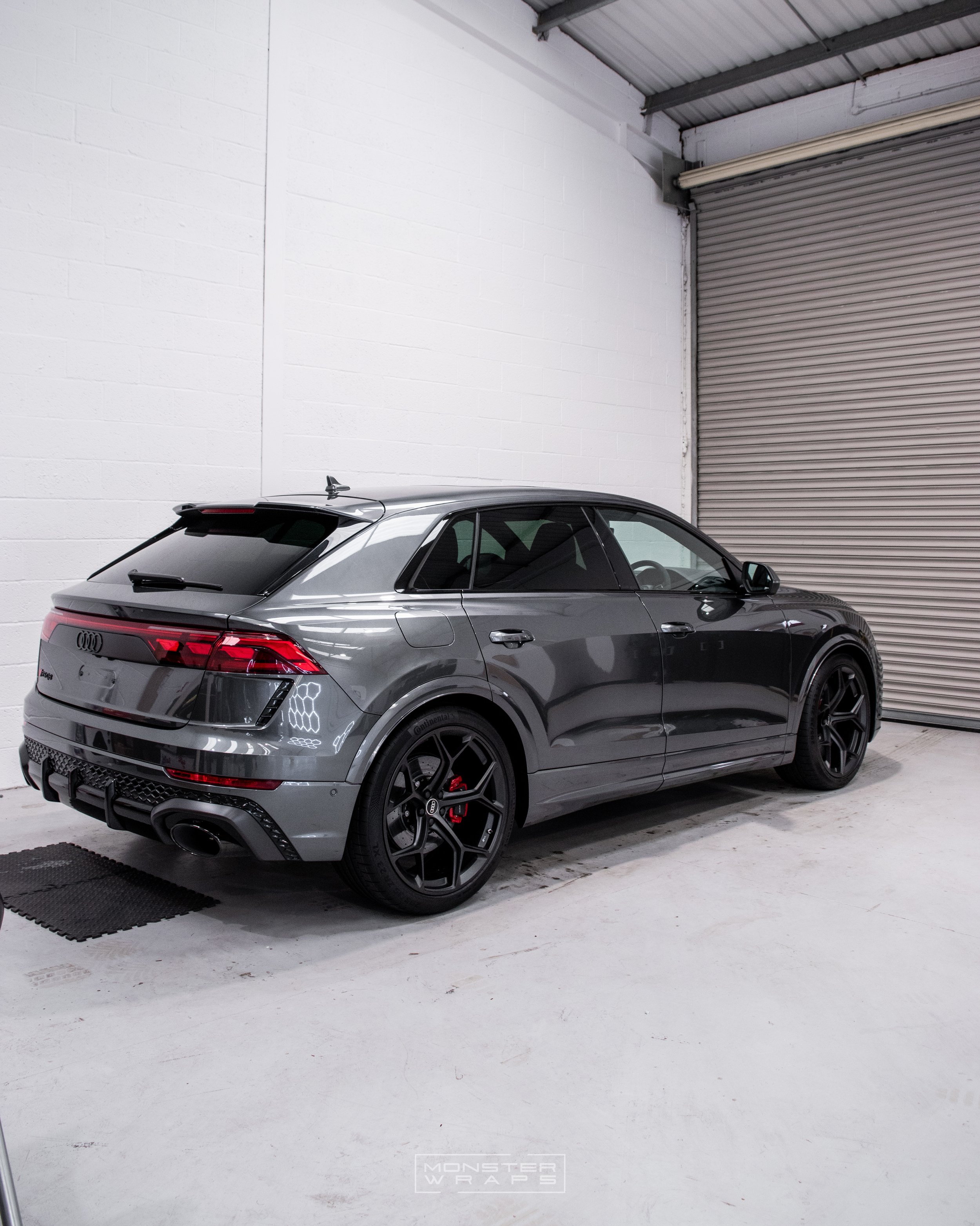 Audi RSQ8 full-body satin paint protection film ppf conversion
