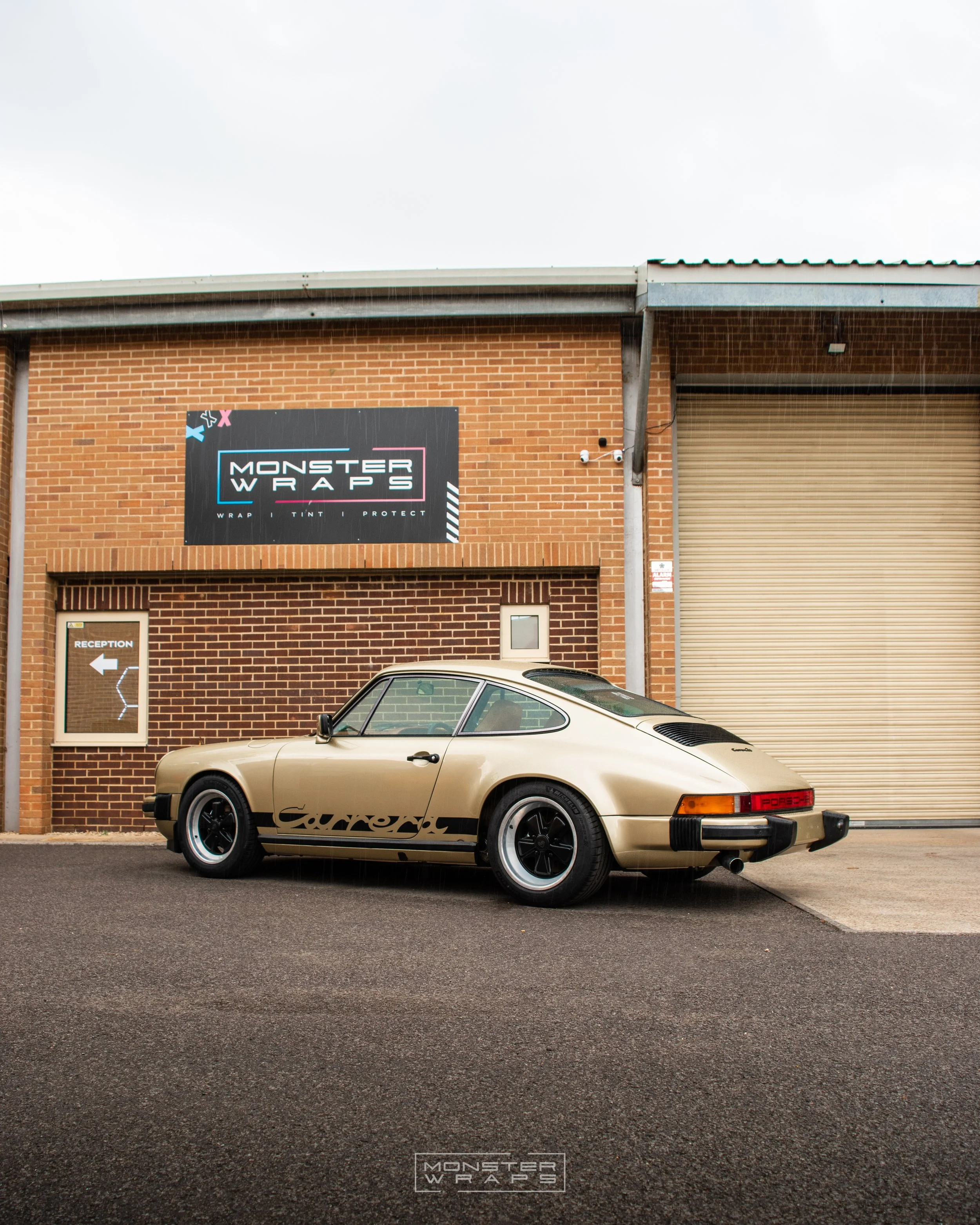 Porsche Carrera 1967 full-body gloss paint protection film