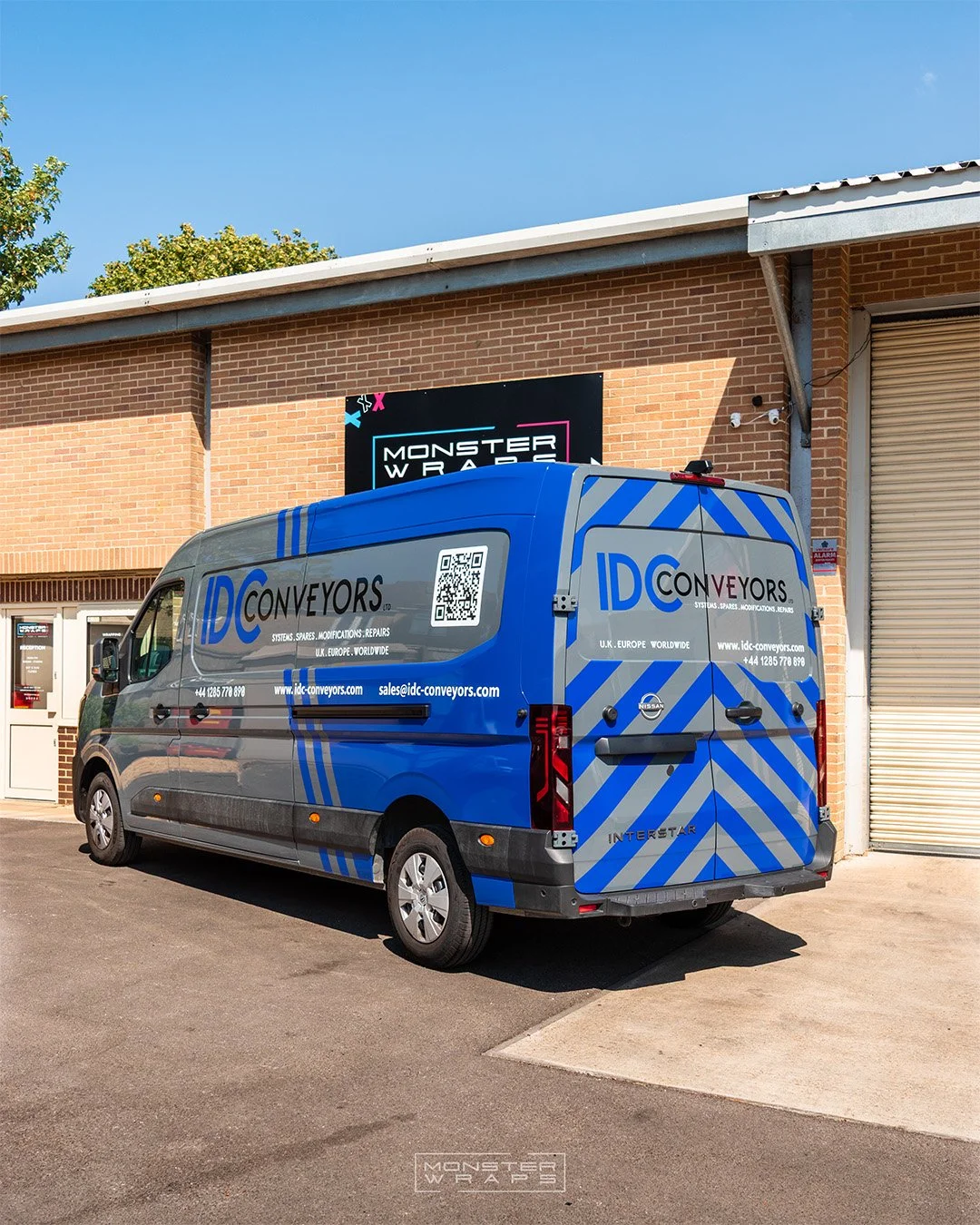 IDC Conveyors Nissan Interstar L3 H3 sign-writing company branding wrap