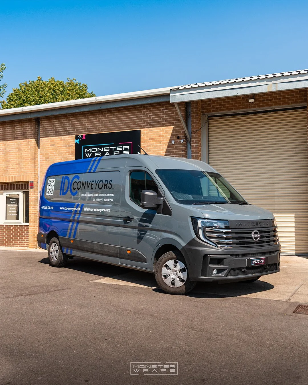 IDC Conveyors Nissan Interstar L3 H3 sign-writing company branding wrap
