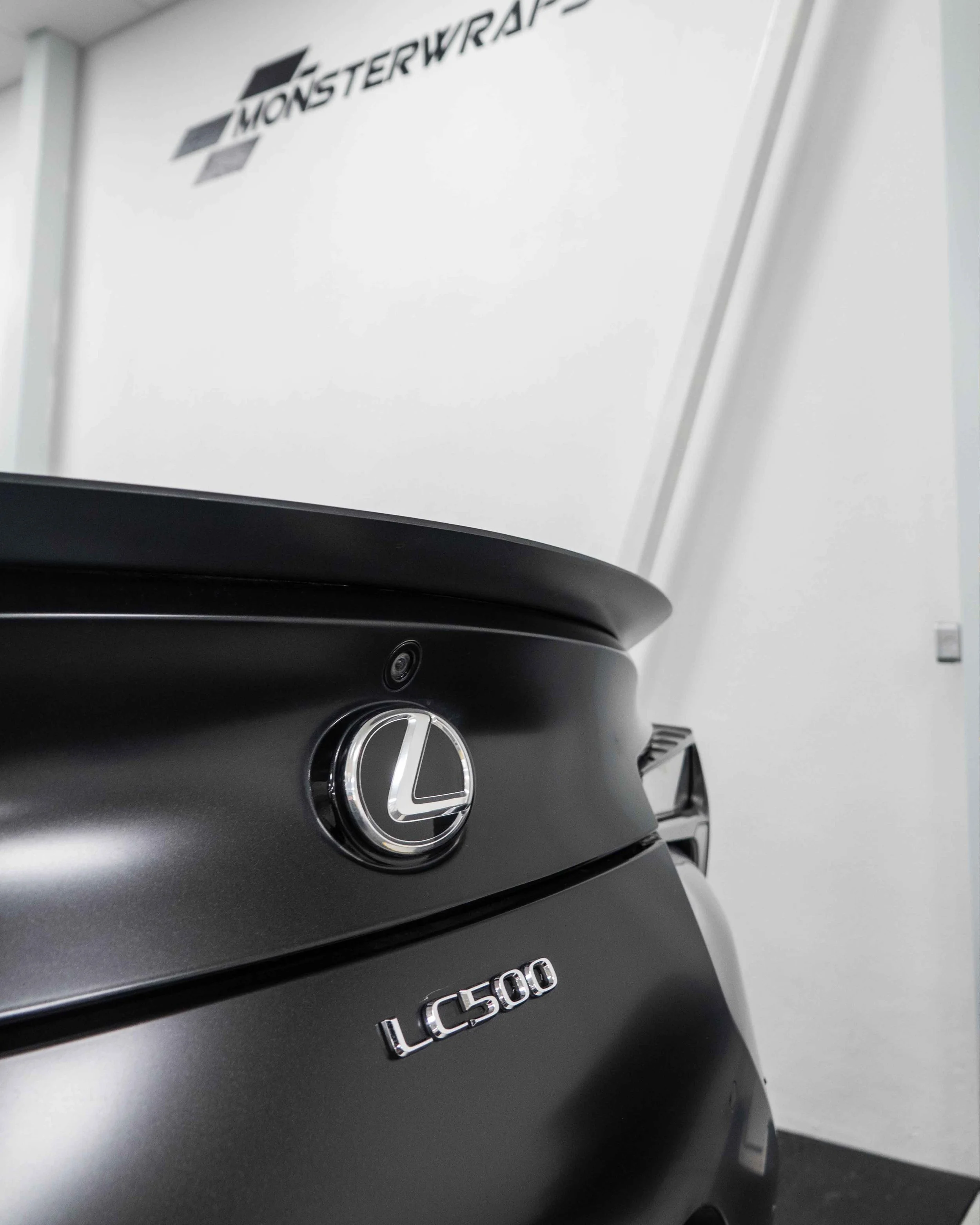 Lexus LC500 full Satin PPF conversion, full body Paint Protection Film produced by Monsterwraps in Gloucestershire
