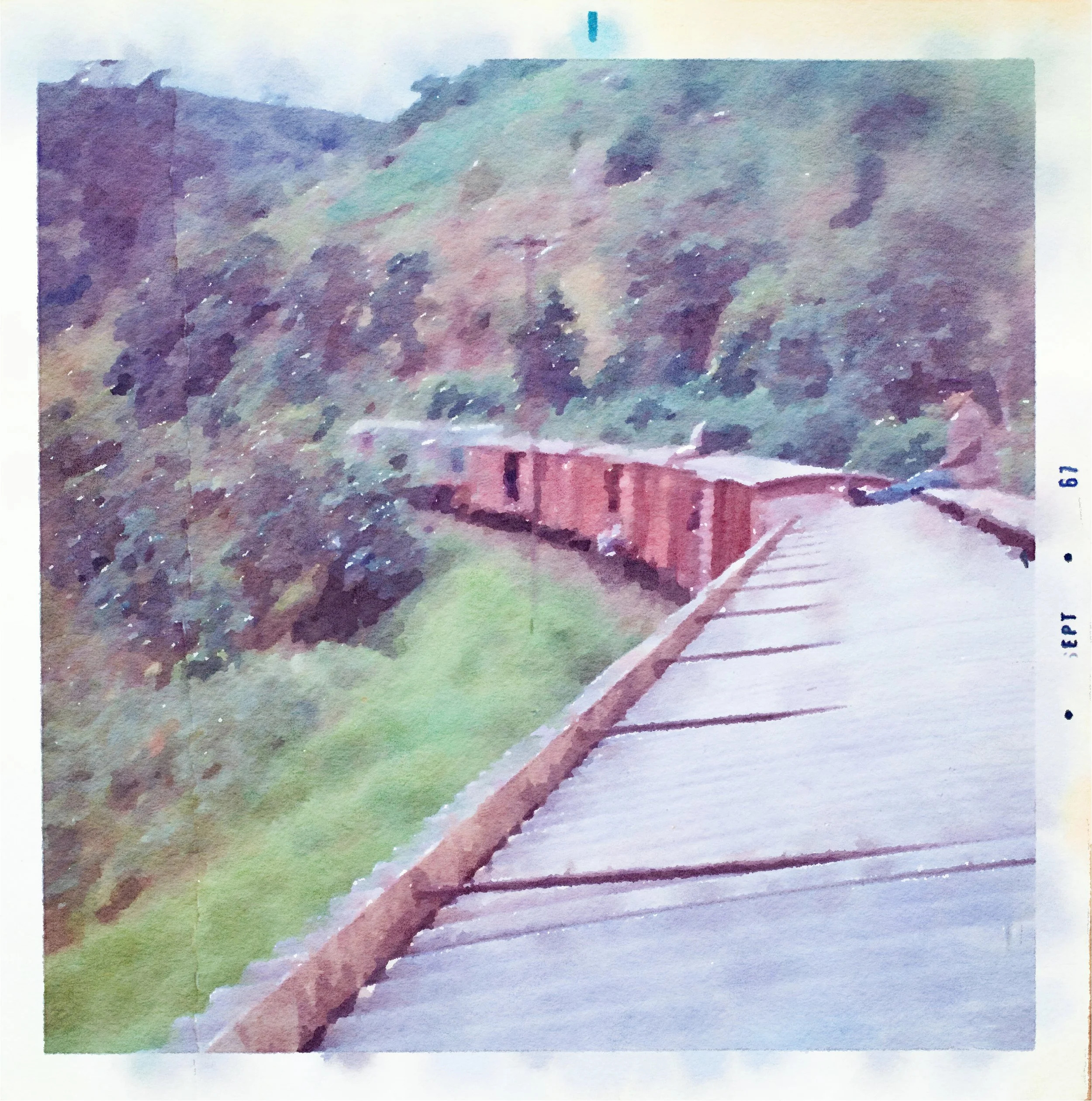 Noah Savett traveled through Colombia on the roof and flatbed trains