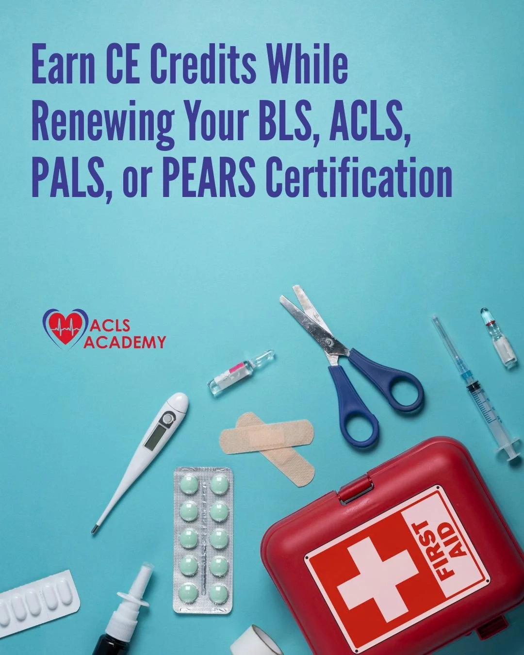 Earn CE Credits While Renewing Your BLS, ACLS, PALS, or PEARS Certification