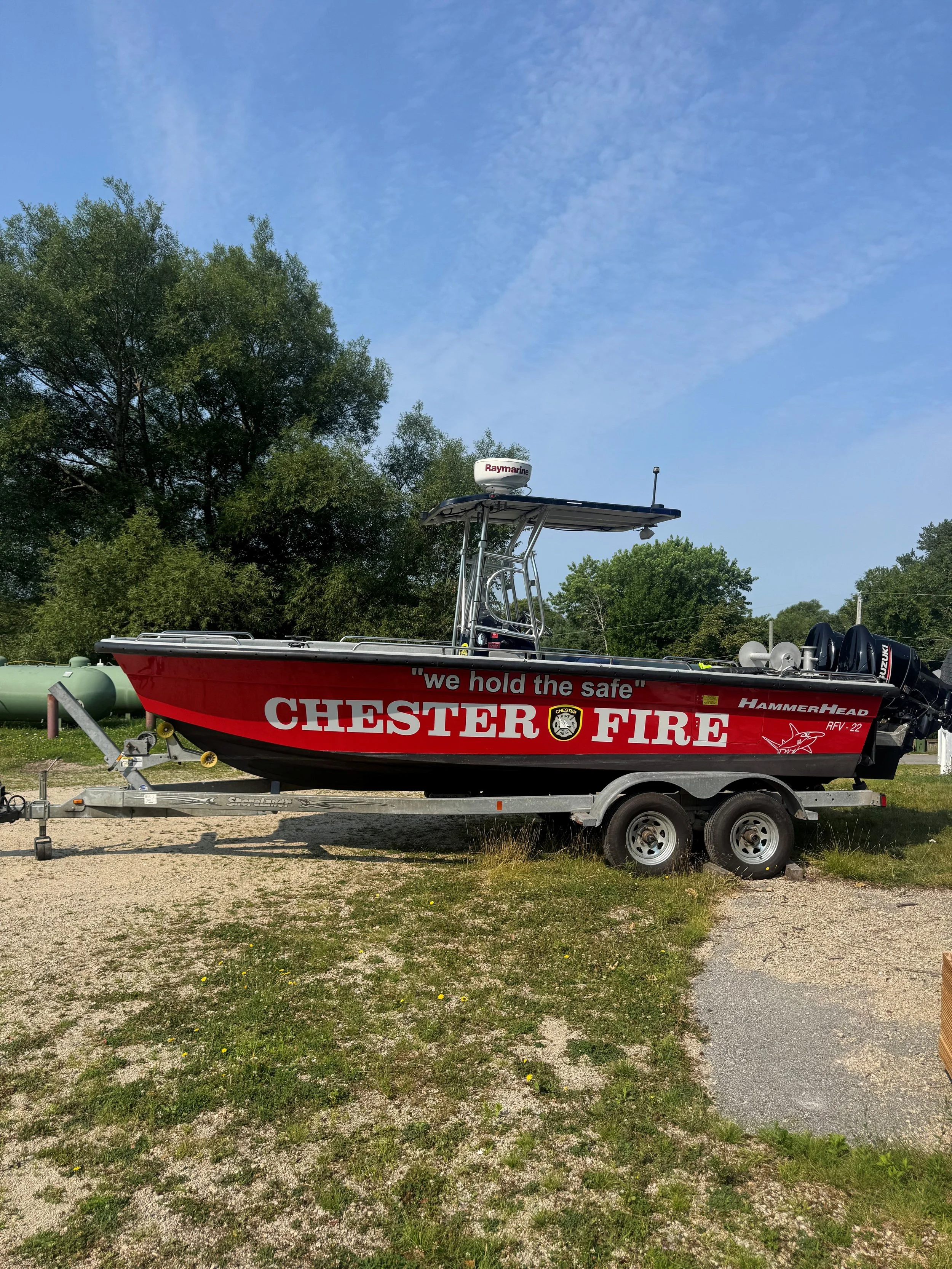 Chester Volunteer Fire Department Boat Expected to Improve Marine Emergency Response