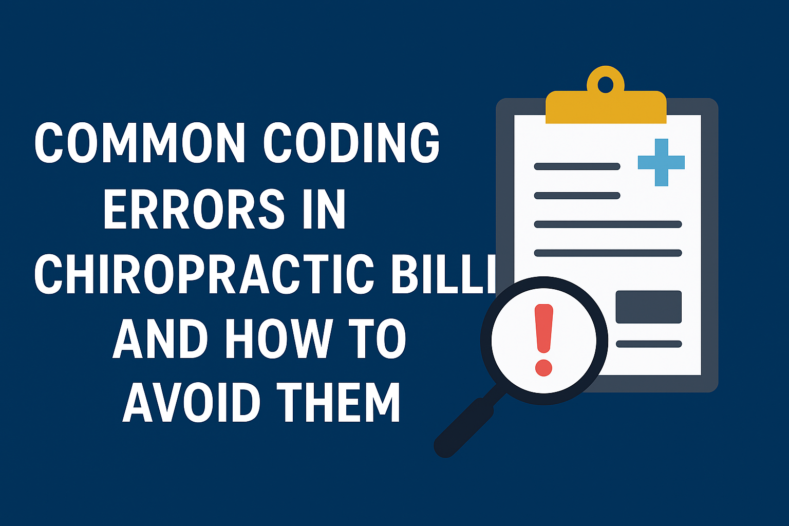 Common Coding Errors in Chiropractic Billing and How to Avoid Them | 2026 Chiropractic Billing Guide