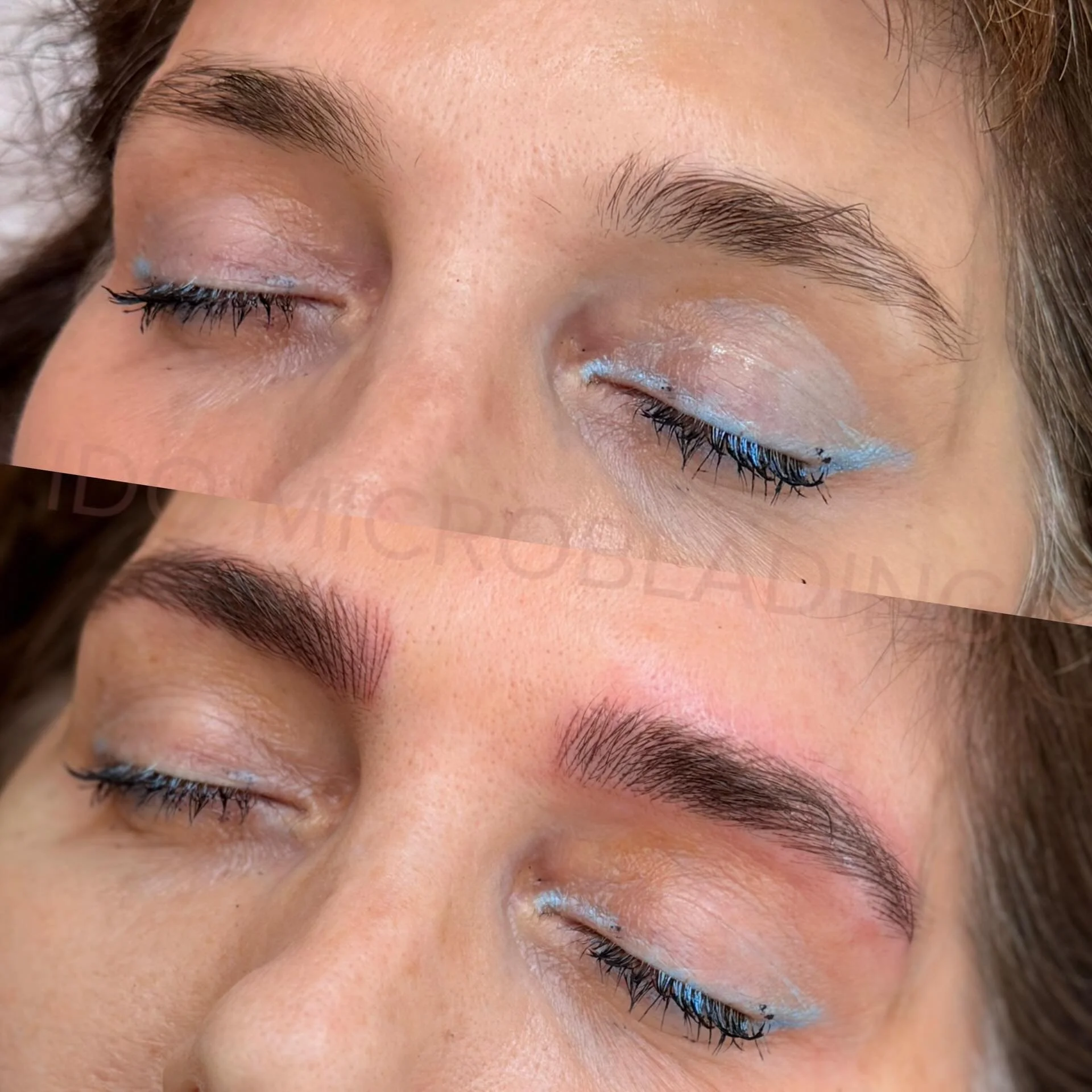 Nano Brows ✨ Before &amp; Immediately After

A little redness around the brows is completely normal, especially if you have sensitive skin. Since a Nano Brows procedure typically takes 2&ndash;3 hours, the skin experiences some temporary trauma durin