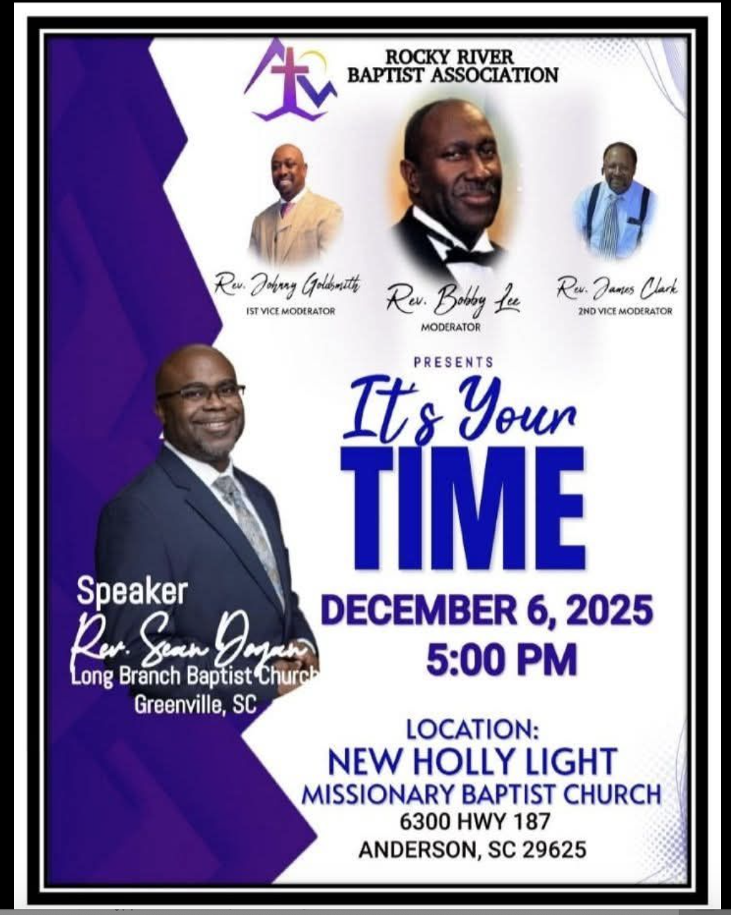 RRBA Presents "It's Your Time"
