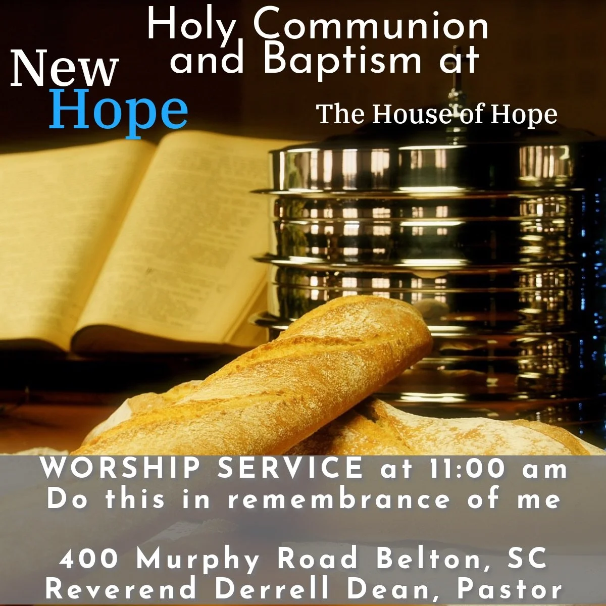 Holy Communion and Baptism