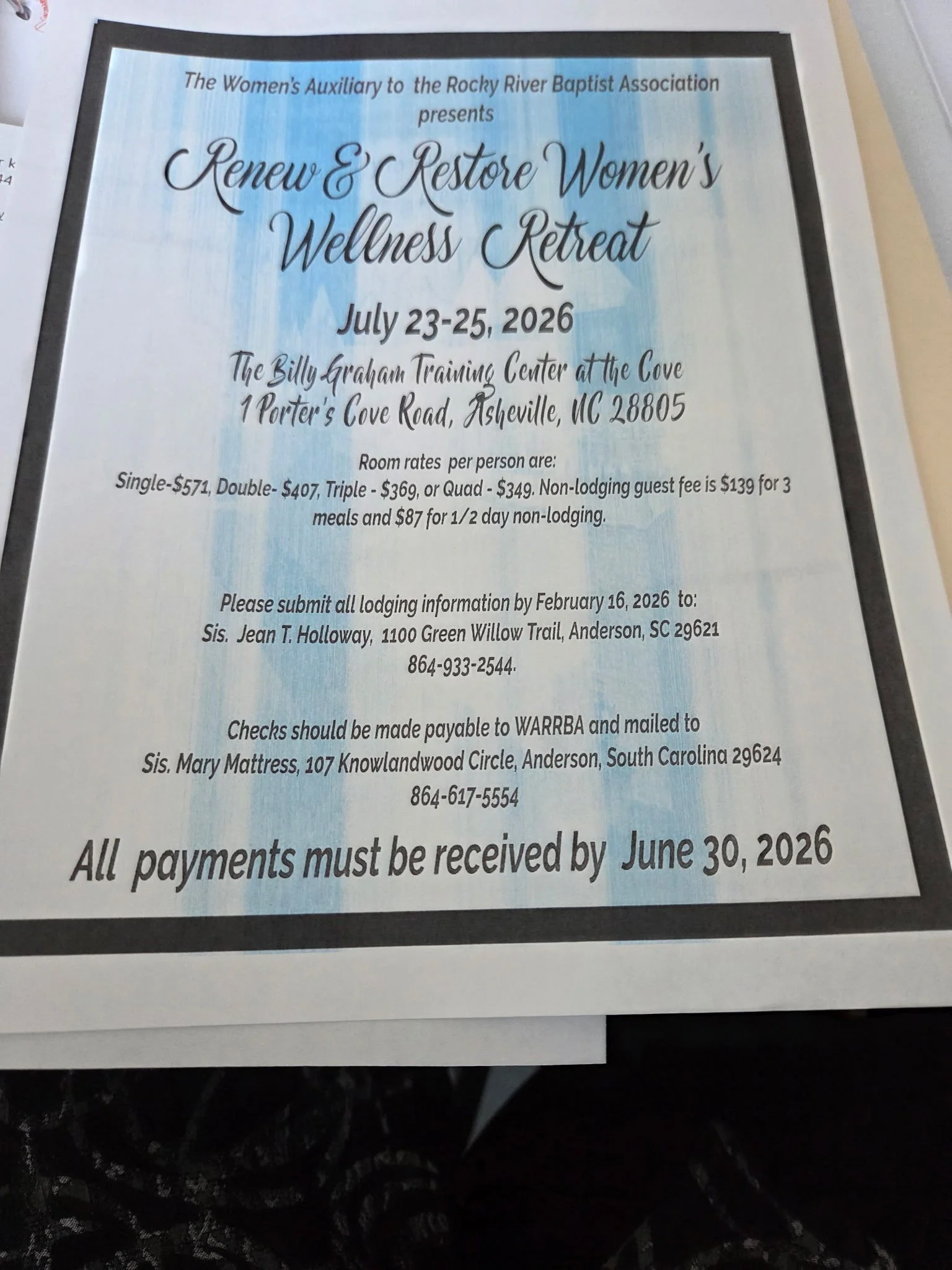 Renew &amp; Restore Women’s Wellness Retreat