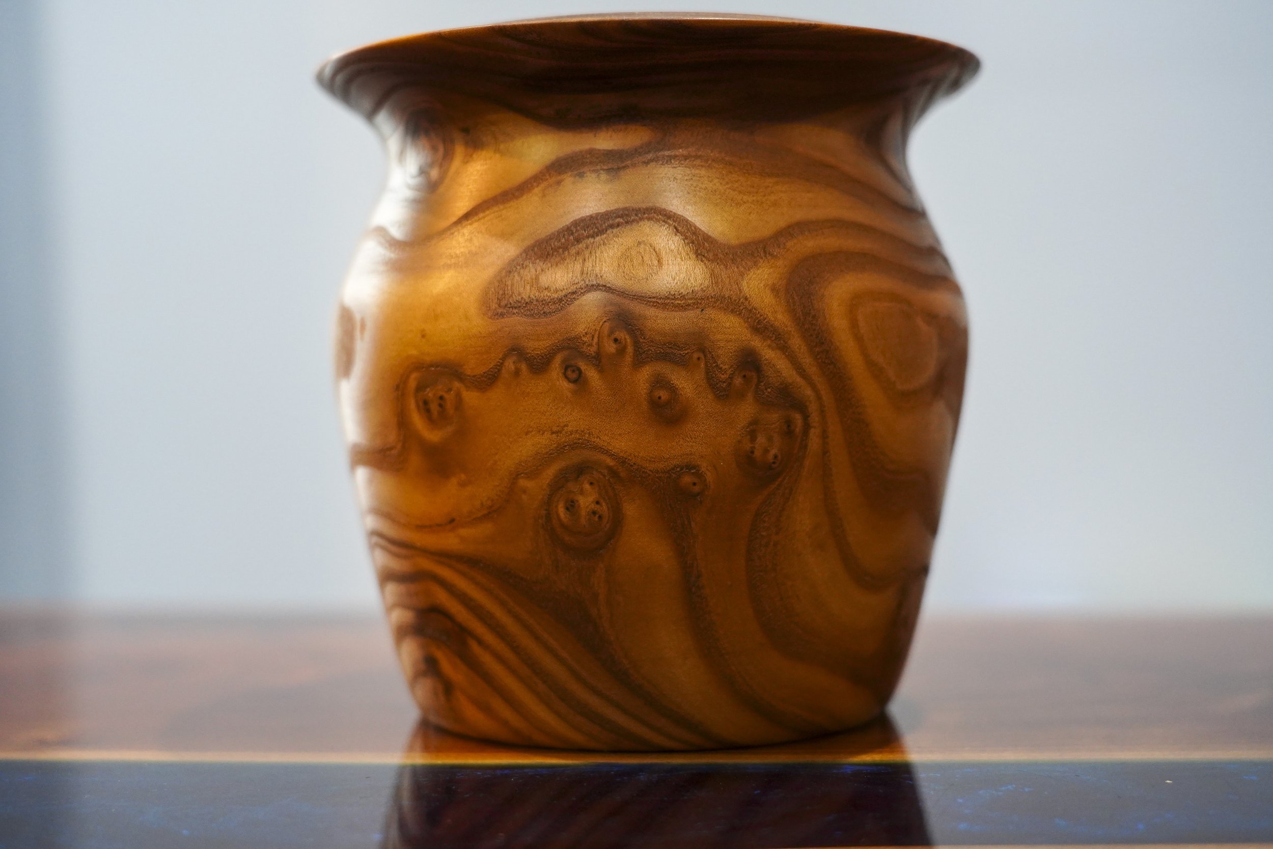 Hand Turned Decorative Wooden Bowl