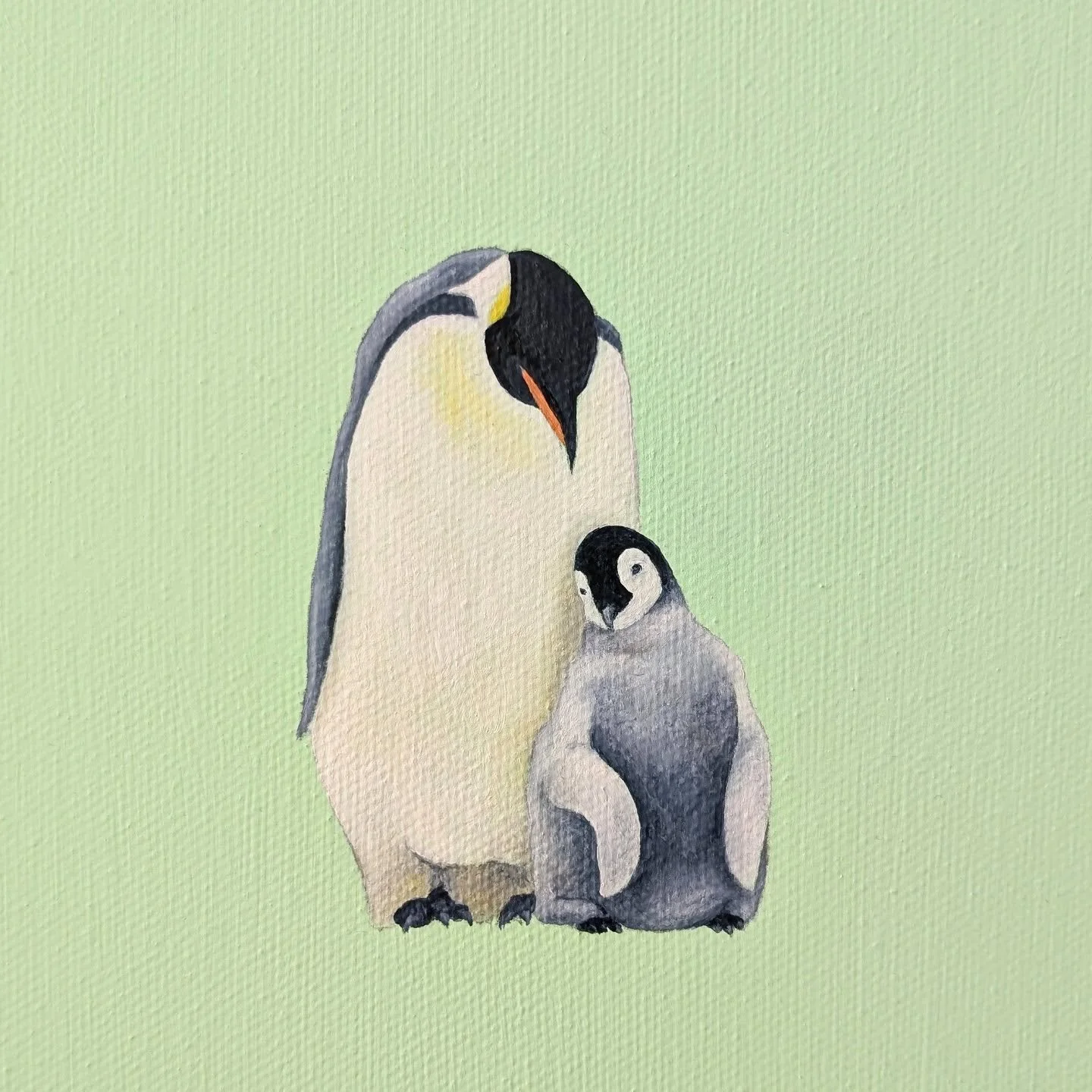 Getting these cuties ready for @theotherartfair in London next month 🐧💕 London peeps -- hit me up if you want tickets!
.
.
.
#penguins #wildlifeconservation