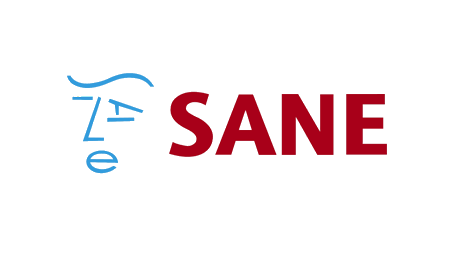 Digital illustration of a nose with an airflow symbol and the word 'SANE' in bold red letters.