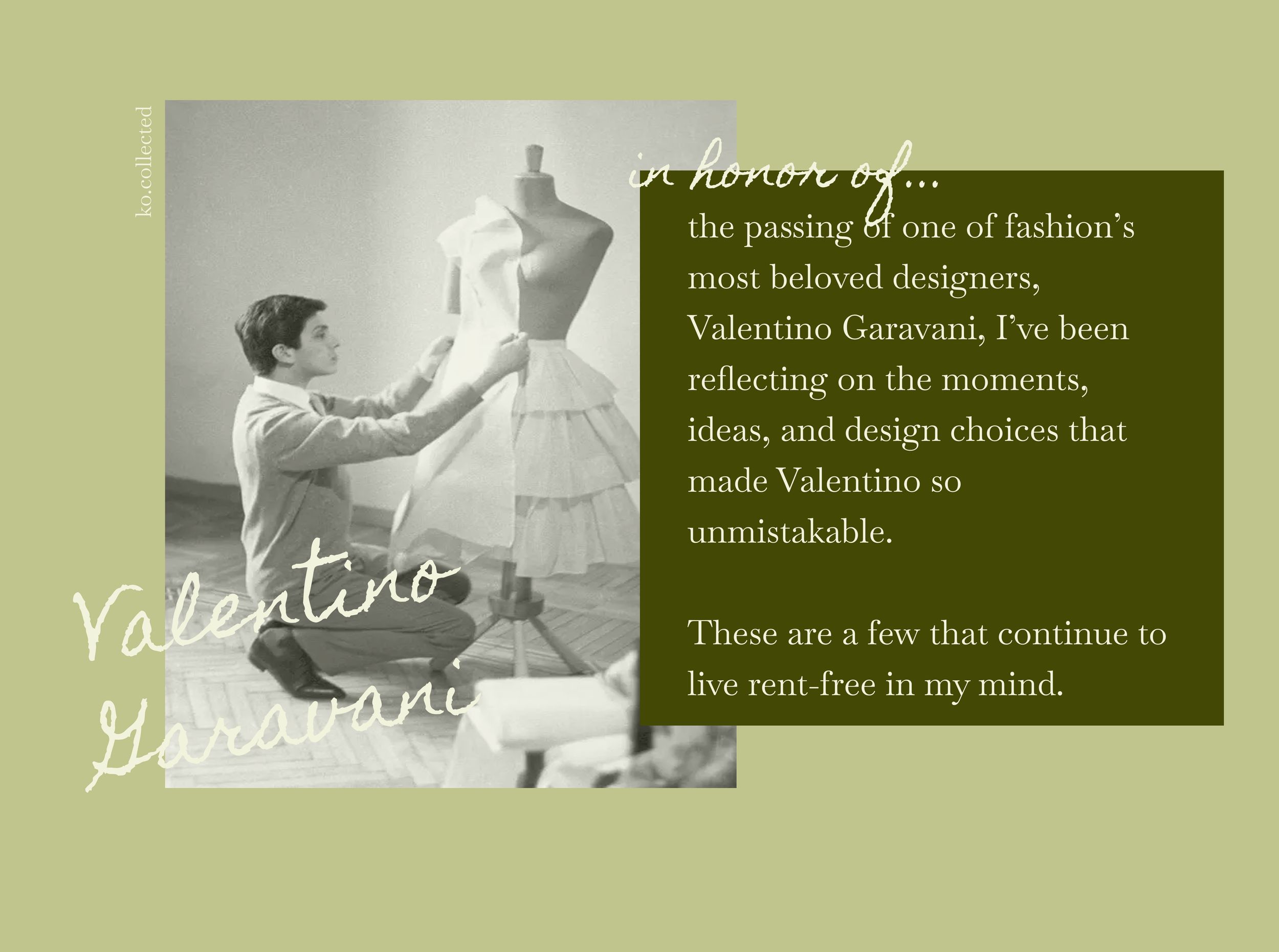 Valentino Garavani’s Legacy 