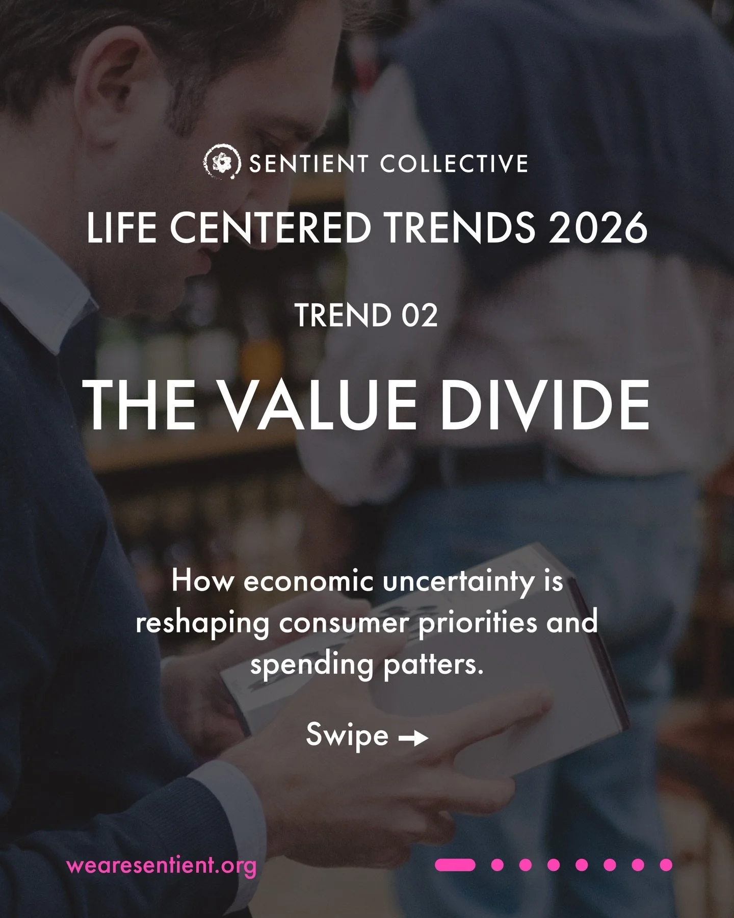 We&rsquo;ve released our Life Centered Trends 2026 report!
It maps five forces reshaping how people live, interact, ands decide which brands they trust in the year ahead.
Over the coming posts, we&rsquo;ll be sharing one carousel per trend serving as