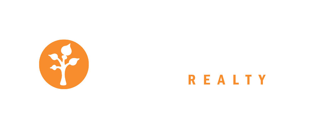 The image shows a logo with an orange square containing a white tree icon on the left, and text on the right that reads "Mother Earth News" with the word "Earth" highlighted in orange.