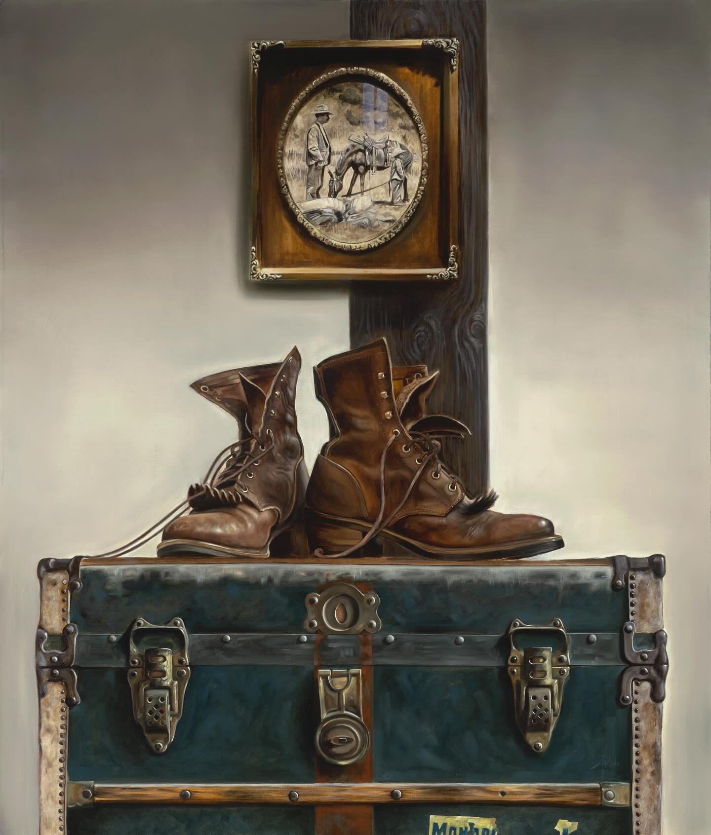 Very excited for my painting &ldquo;Oh, The Places They&rsquo;d Go&rdquo; to be auctioned tomorrow at La Luz de Taos in support of the Couse-Sharp Museum and historic site in Taos, NM.  I&rsquo;m honored to be contributing alongside 60 contemporary w