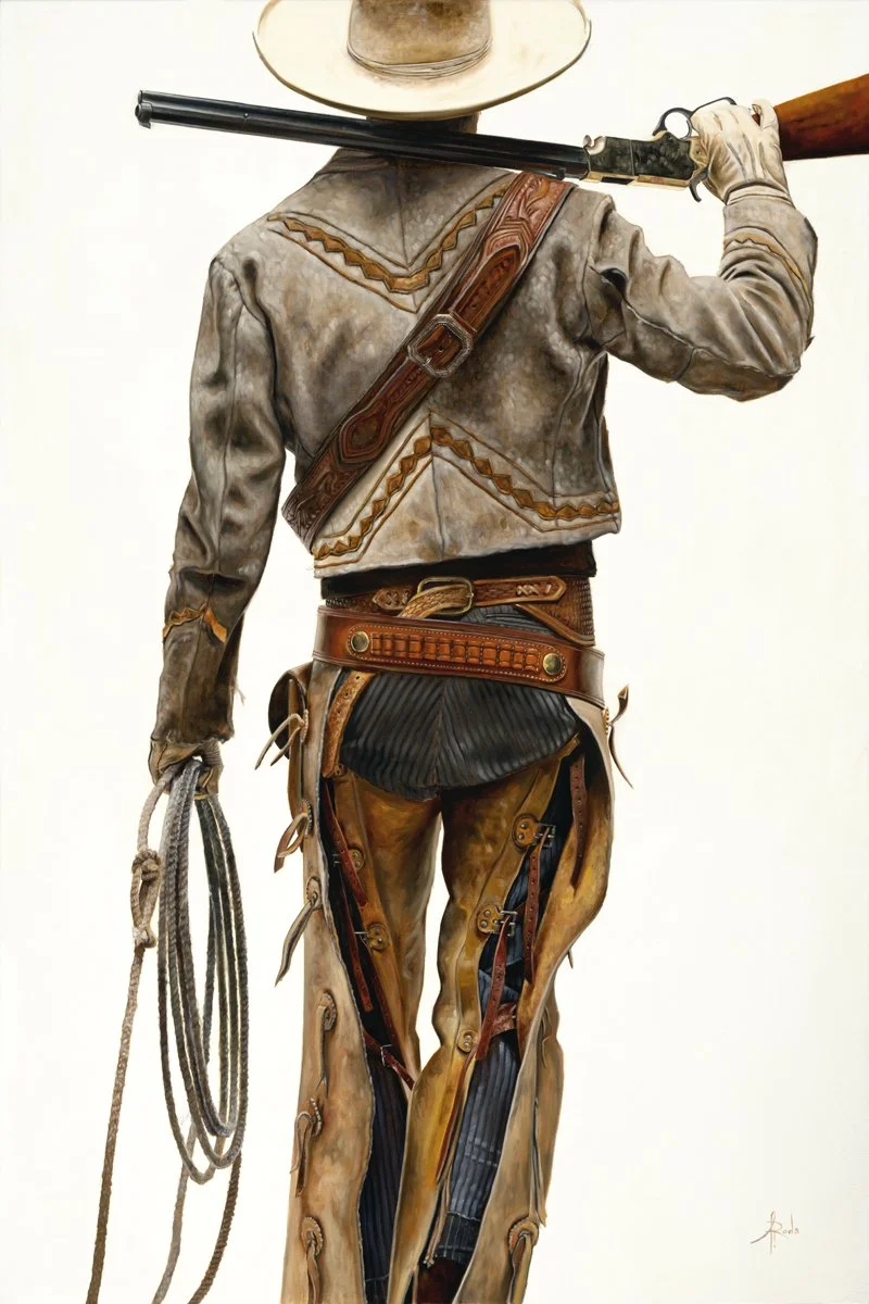 Vaquero | 32x48 • FOR SALE • Briscoe Museum Night of Artists March 2026 