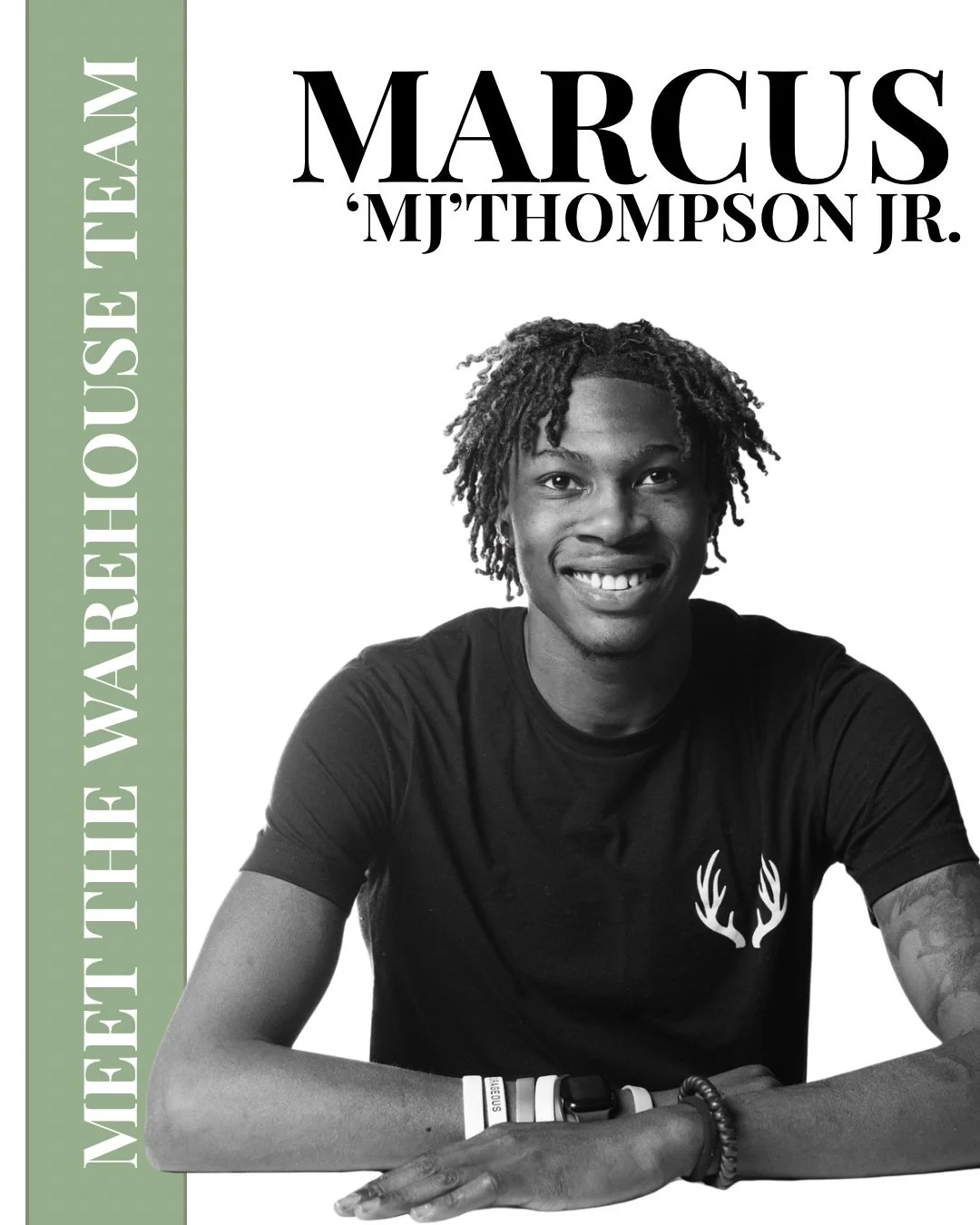 MEET THE TEAM ✨Warehouse Edition✨ Today&rsquo;s crew member; Marcus &ldquo;MJ&rdquo; Thompson, one of our Warehouse/Delivery Crew members!

If you ever need a hand, words of encouragement, or (if you&rsquo;re our social media specialist) to be the st