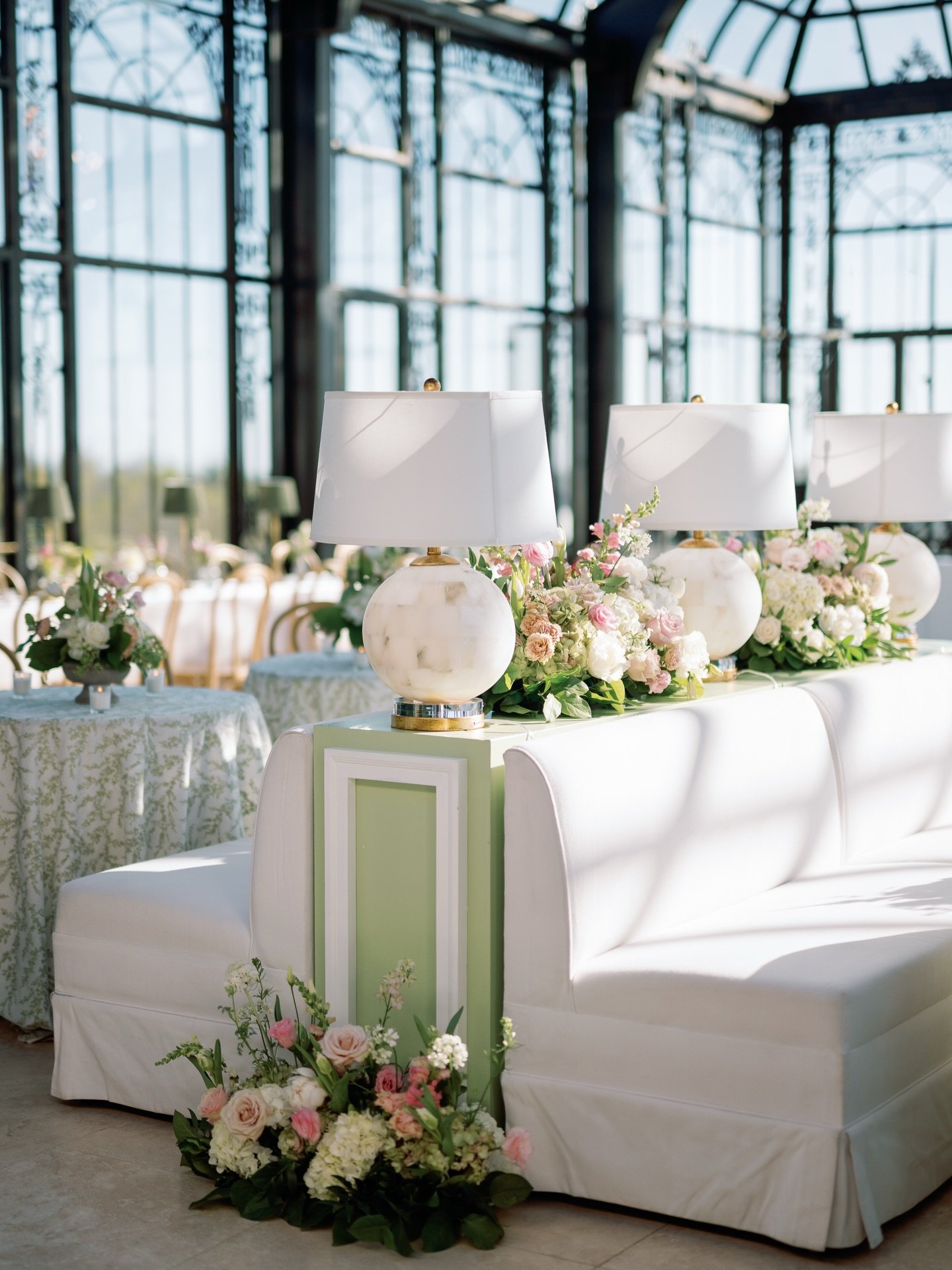 Nothing beats a beautiful Spring wedding reception!💐

We were thrilled to be apart of Morgan &amp; Riley&rsquo;s wedding reception at Stone Haven! Featuring our stunning Valencia Table Lamps that truly are a show stopper!🤩 These pair so well with o