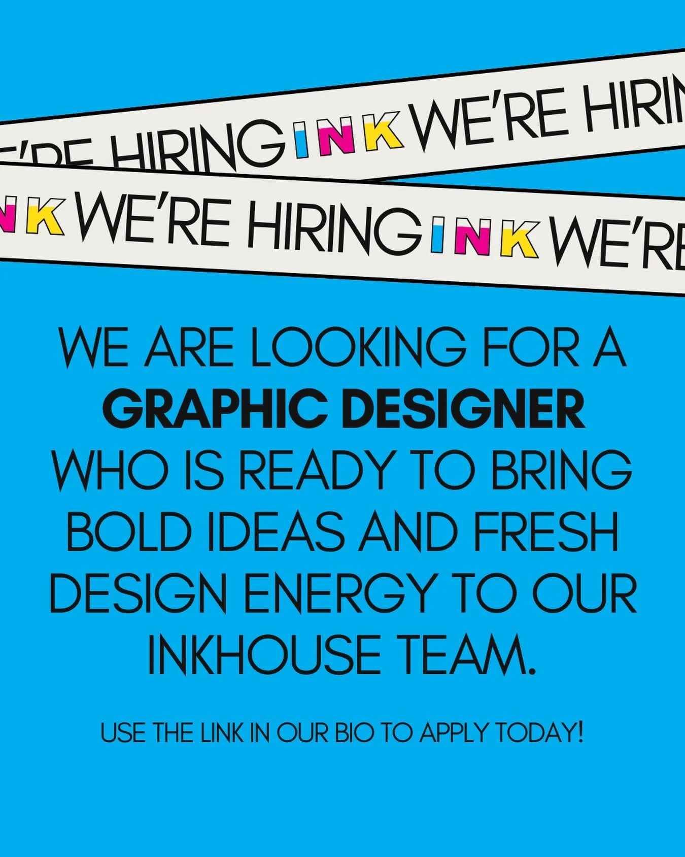 NOW HIRING ✨ Are you a highly creative, detail oriented designer who thrives in a fast paced, ever changing environment and takes pride in producing polished, high quality work? Yes?! Apply today by using the link in our bio!