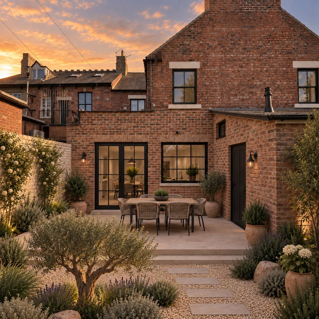  Newcastle-upon-Tyne, UK  
 Completed 2023  
  Notes: ground floor extension and internal reconfiguration for contemporary living  