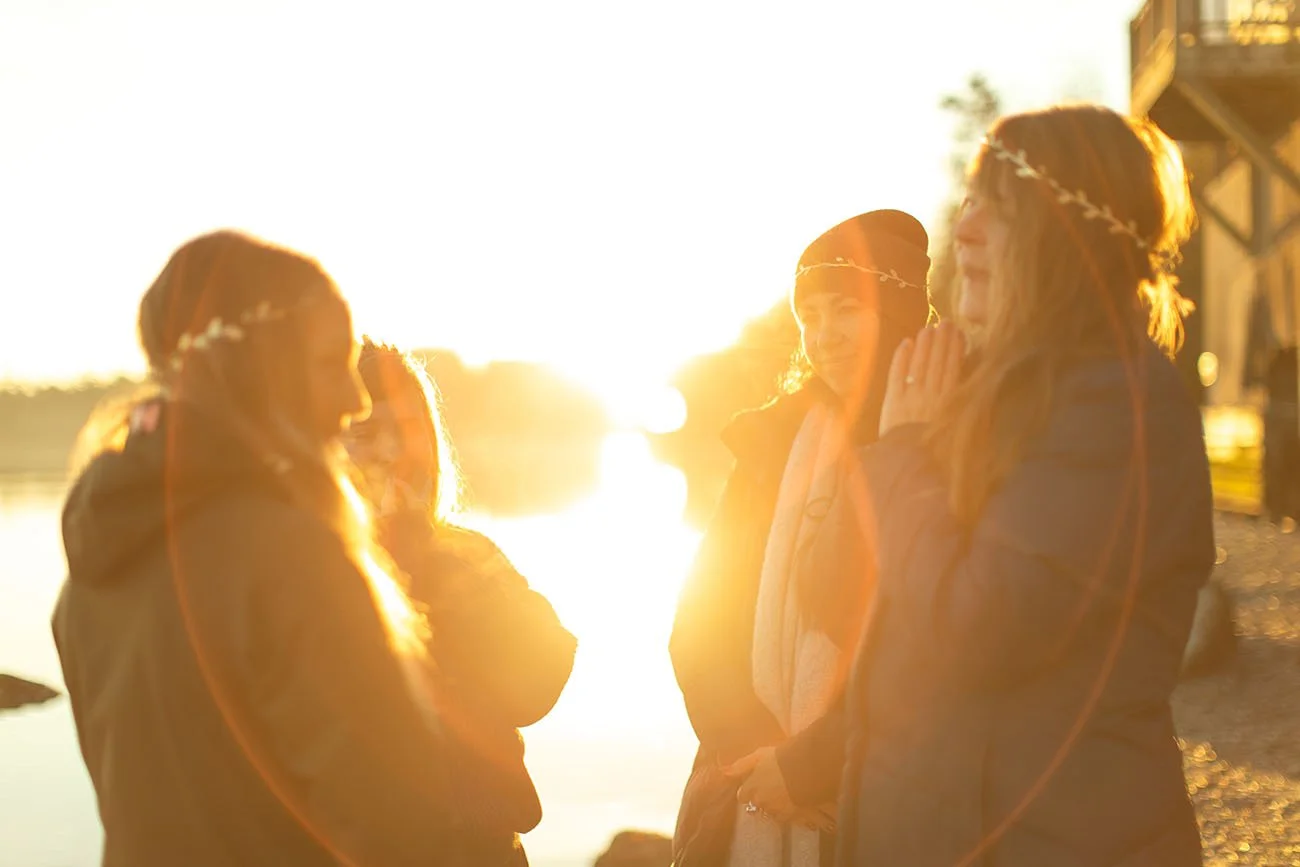 Women Gathering in Circle