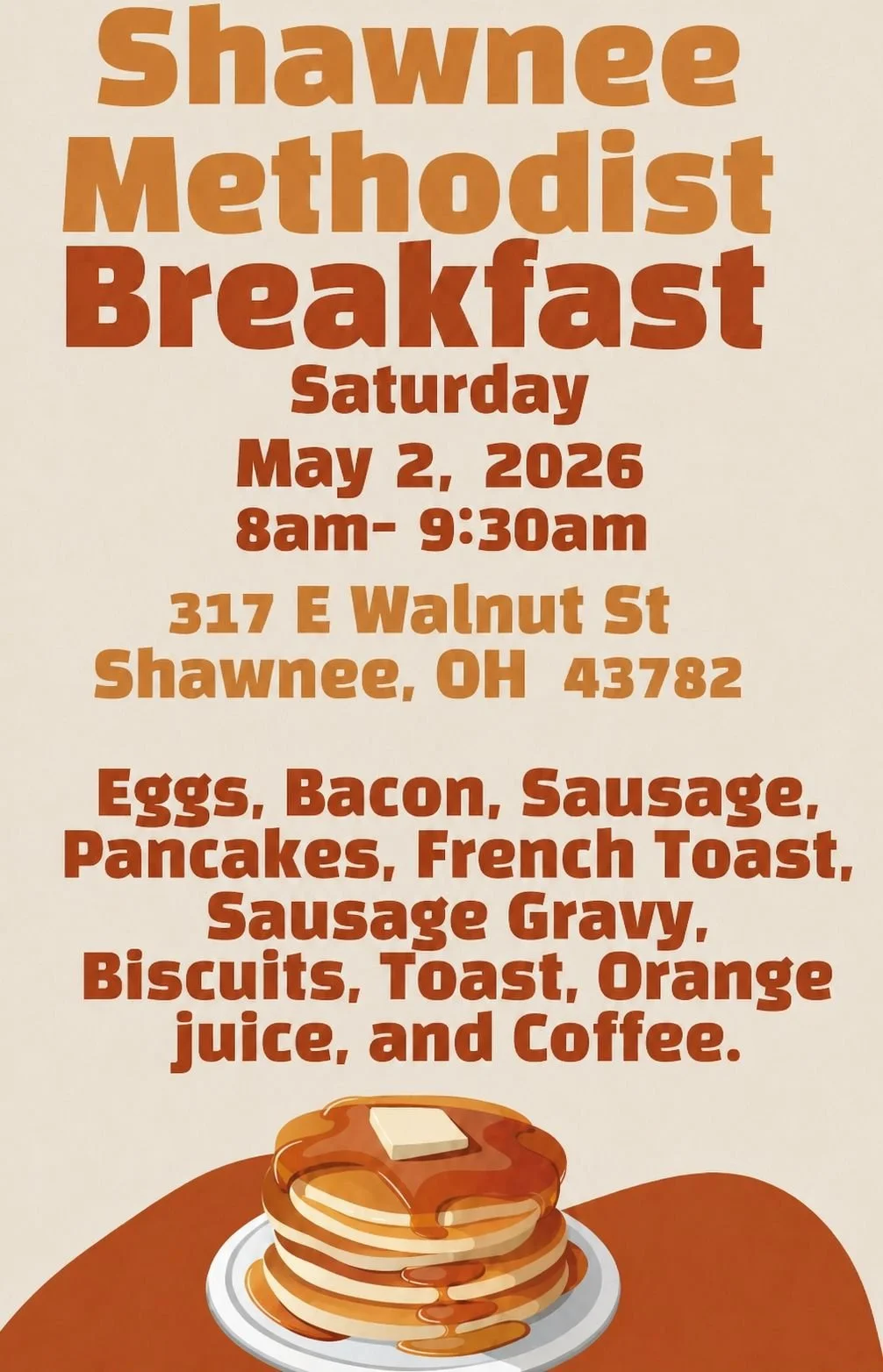 Shawnee Methodist Church Breakfast