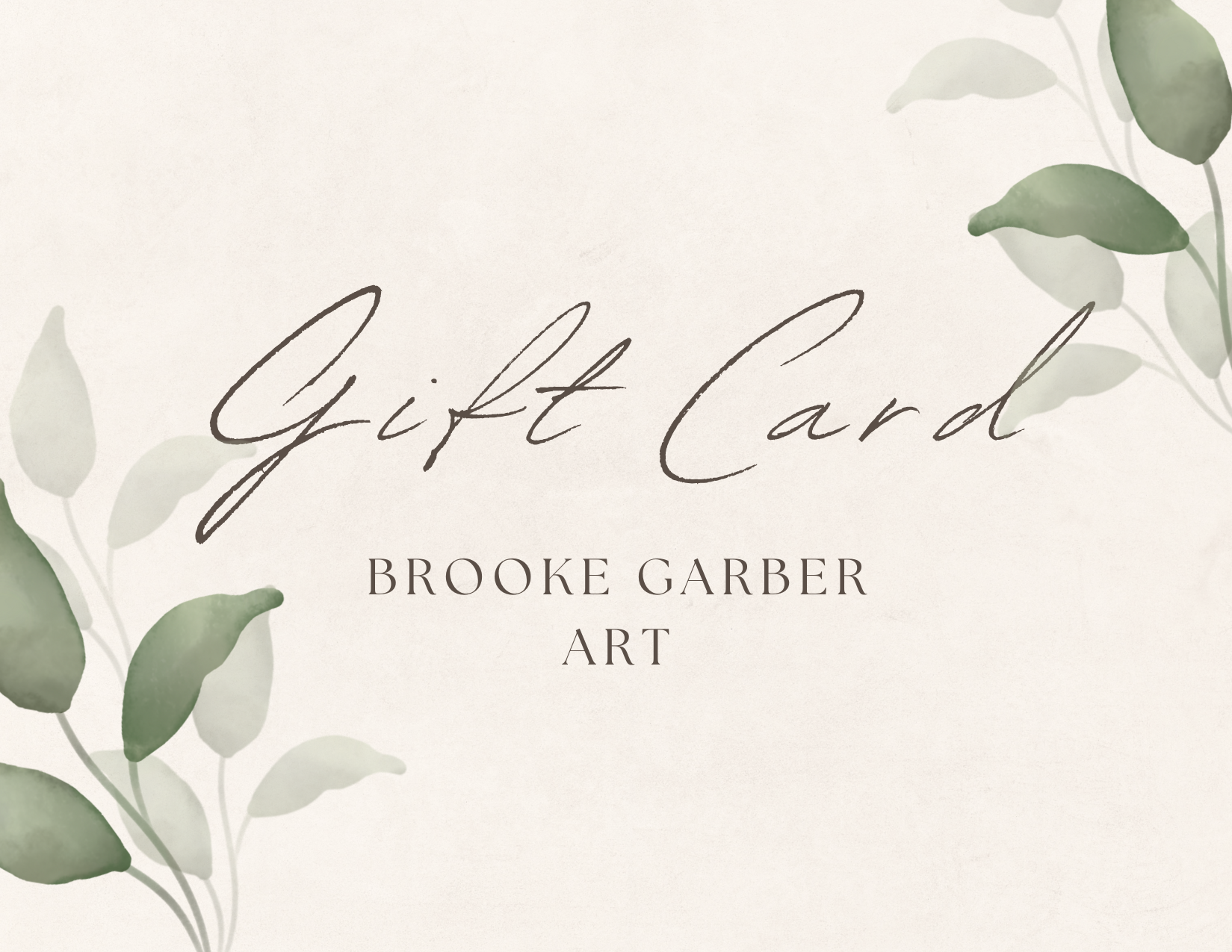 Digital Gift Card