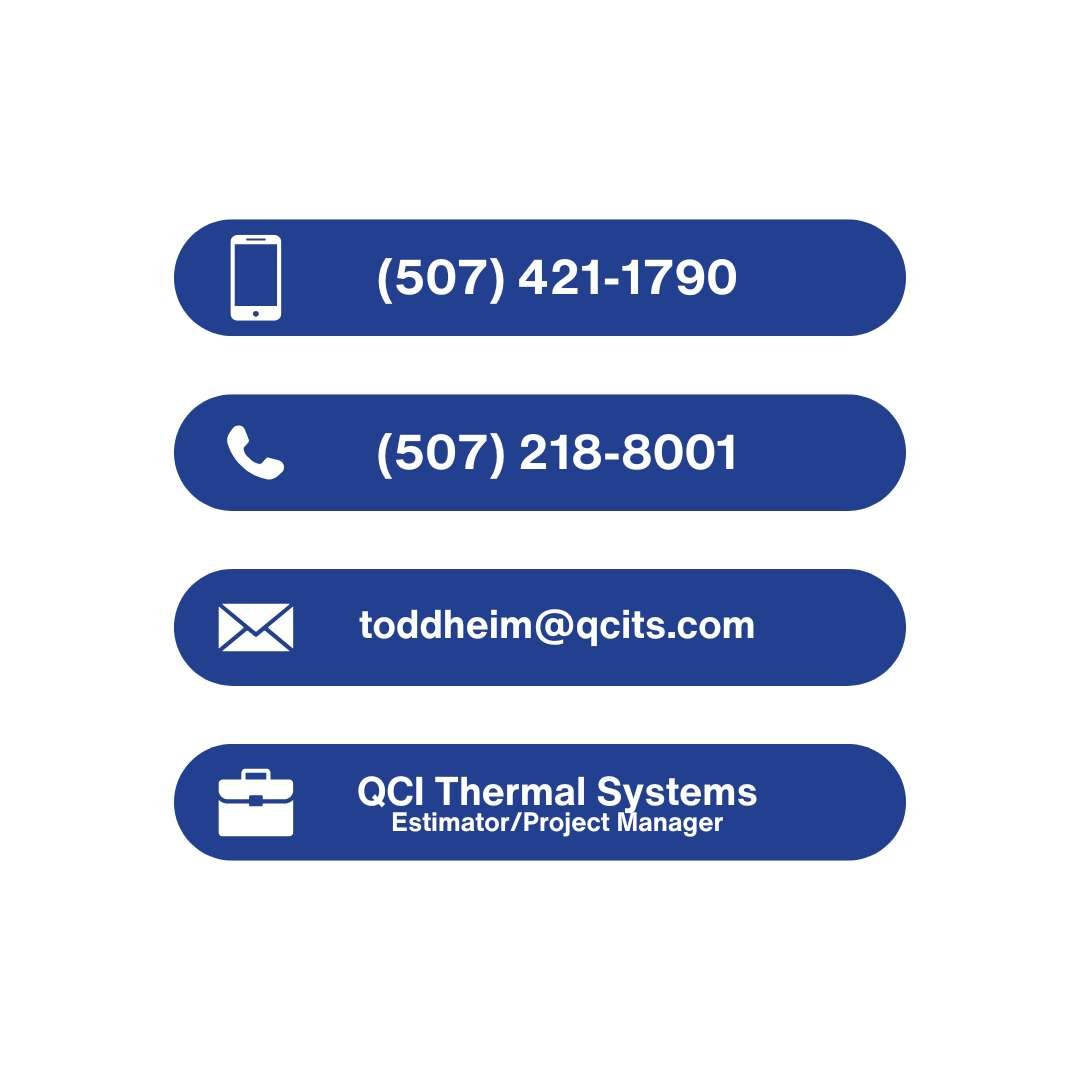 Todd Heim contact details for QCI Thermal Systems