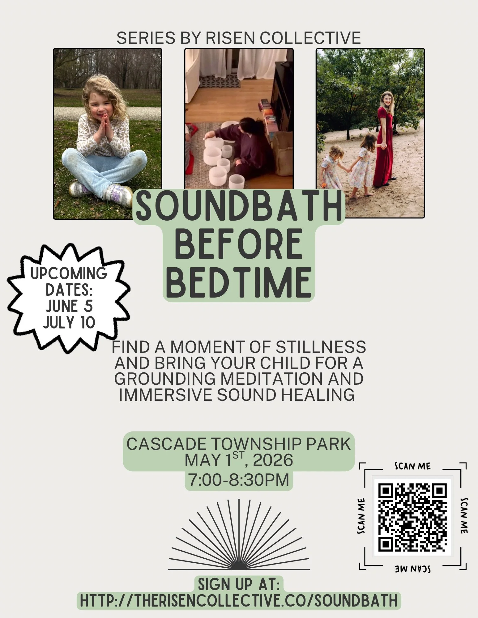 June 5th Sound bath Before Bedtime