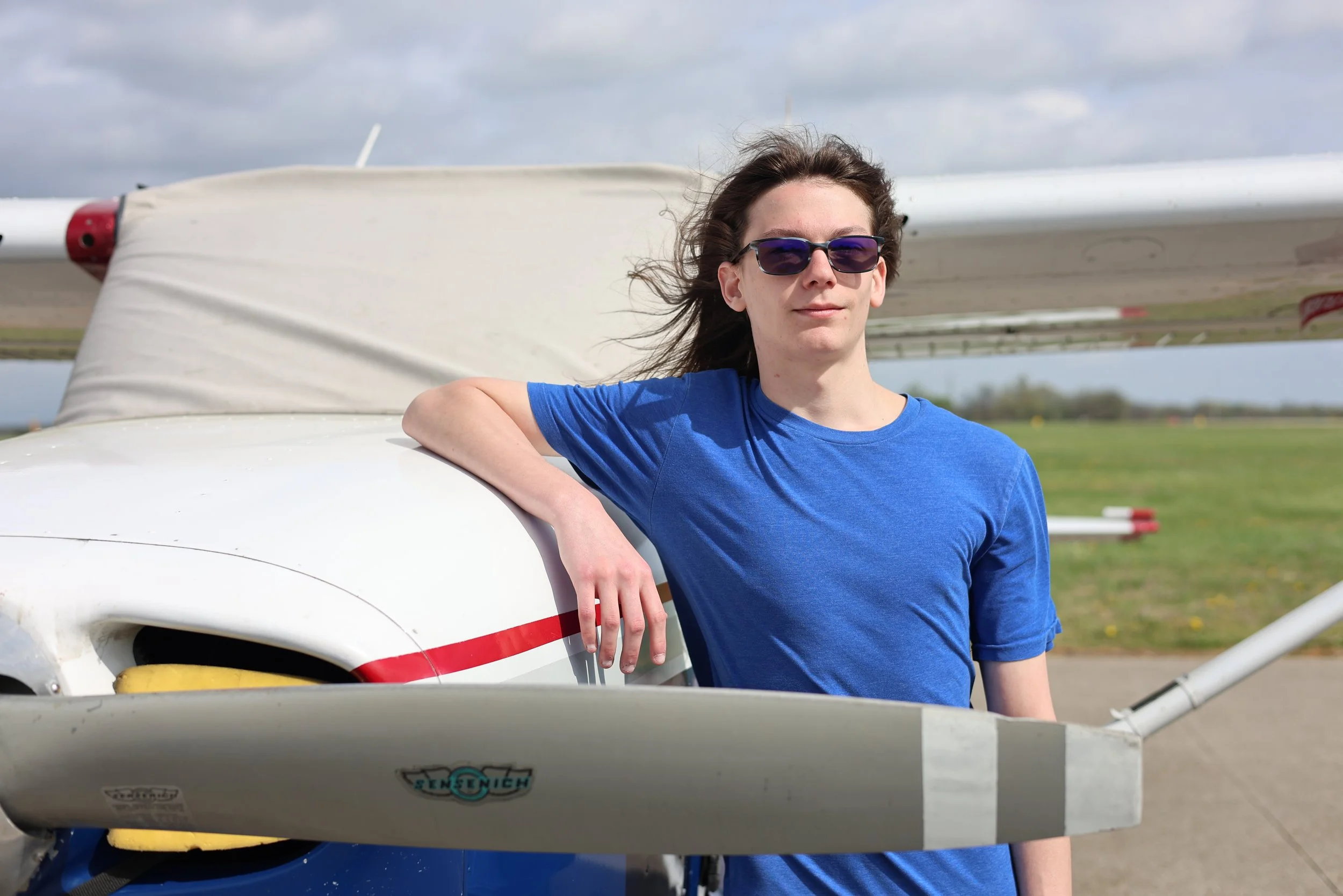 Flying Solo: Valedictorian John Lindsay Carries a Family Legacy Into the Skies