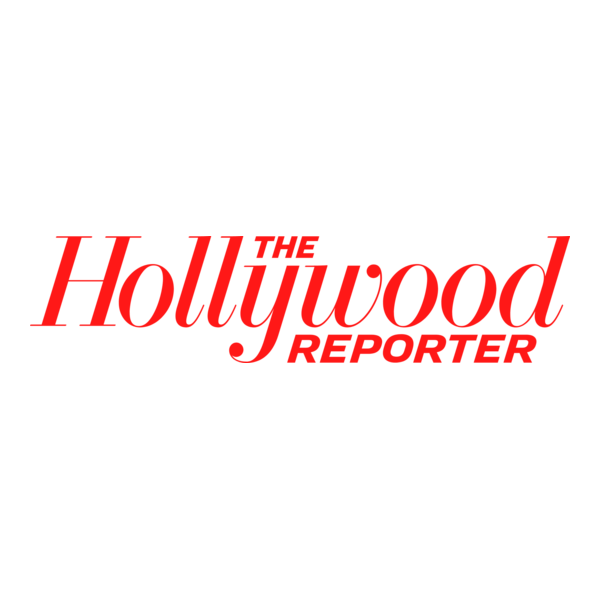 The Hollywood Reporter logo red on white