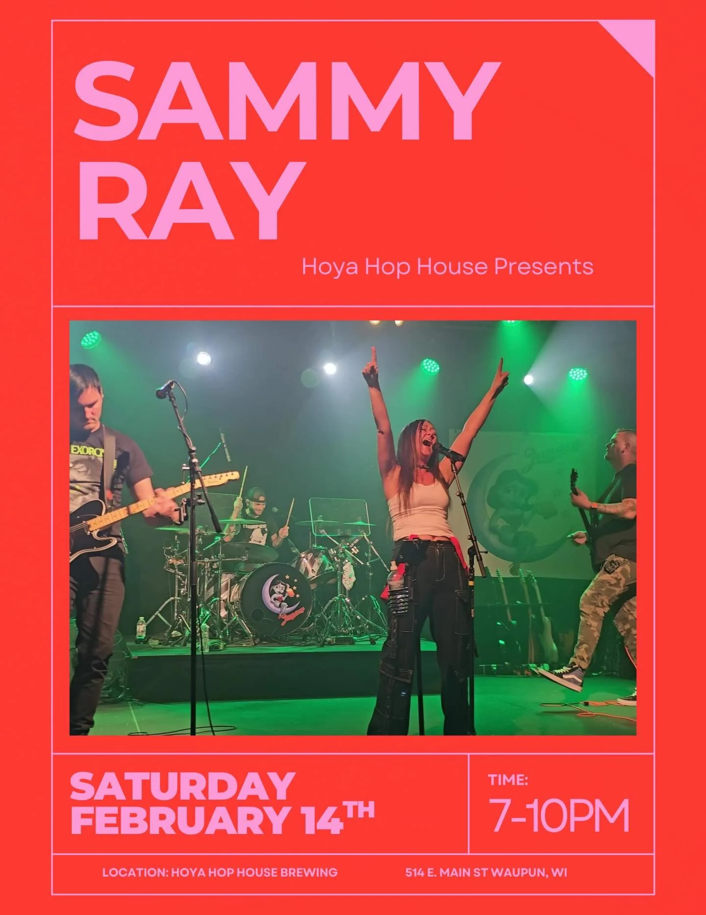 It&rsquo;s Valentine&rsquo;s Day, everyone! ❤️

We&rsquo;ve got a special musical guest for you tonight &mdash; Sammy Ray live in the brewhouse from 7&ndash;10PM!

Whether you&rsquo;re stopping in before date night, spending the whole evening with us