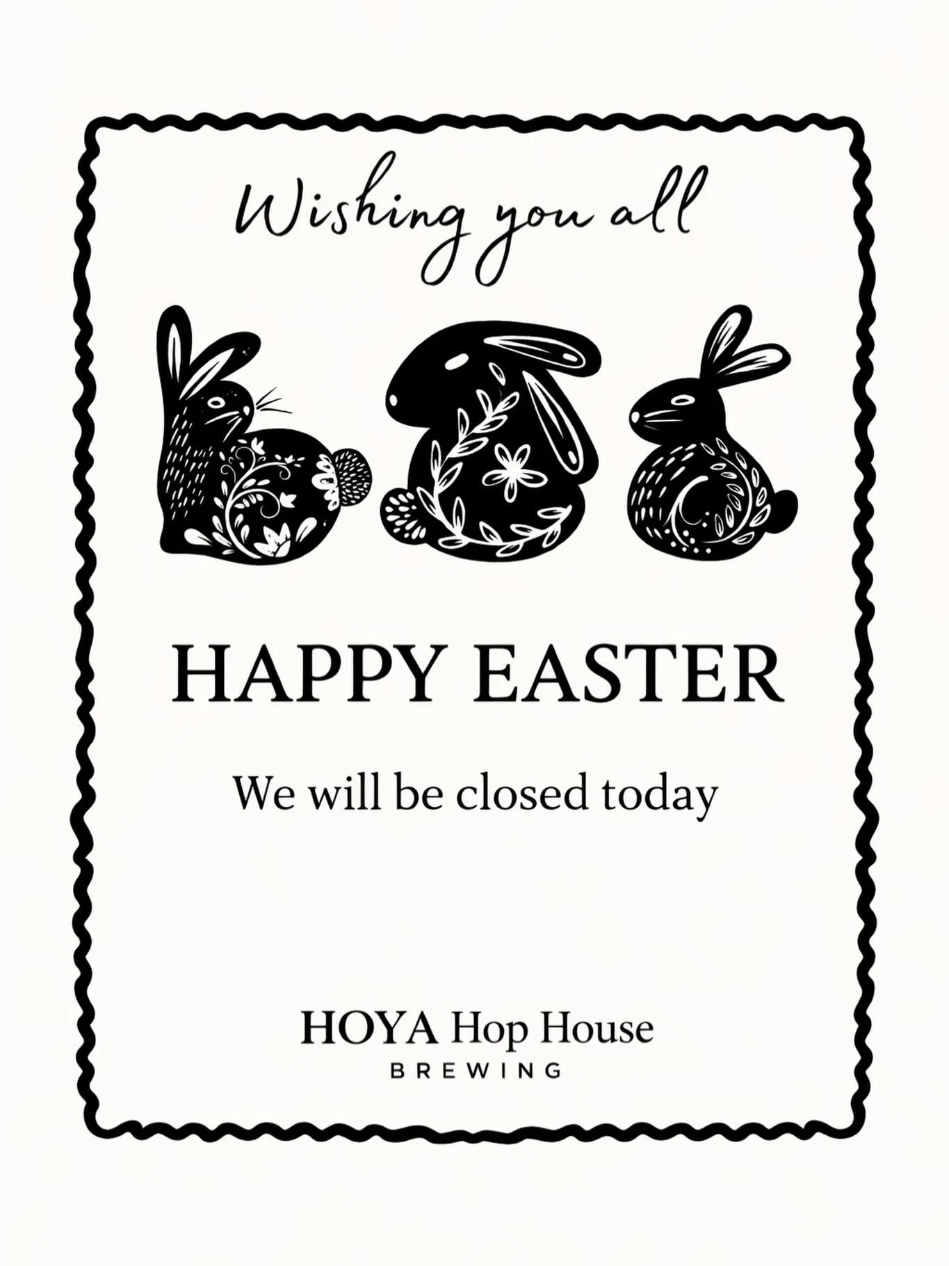 Happy Easter 🐰 

Well are closed today but make sure you&rsquo;re watching our social media this week because it&rsquo;s a fun one!

More to come on that ✨

See you Wednesday!