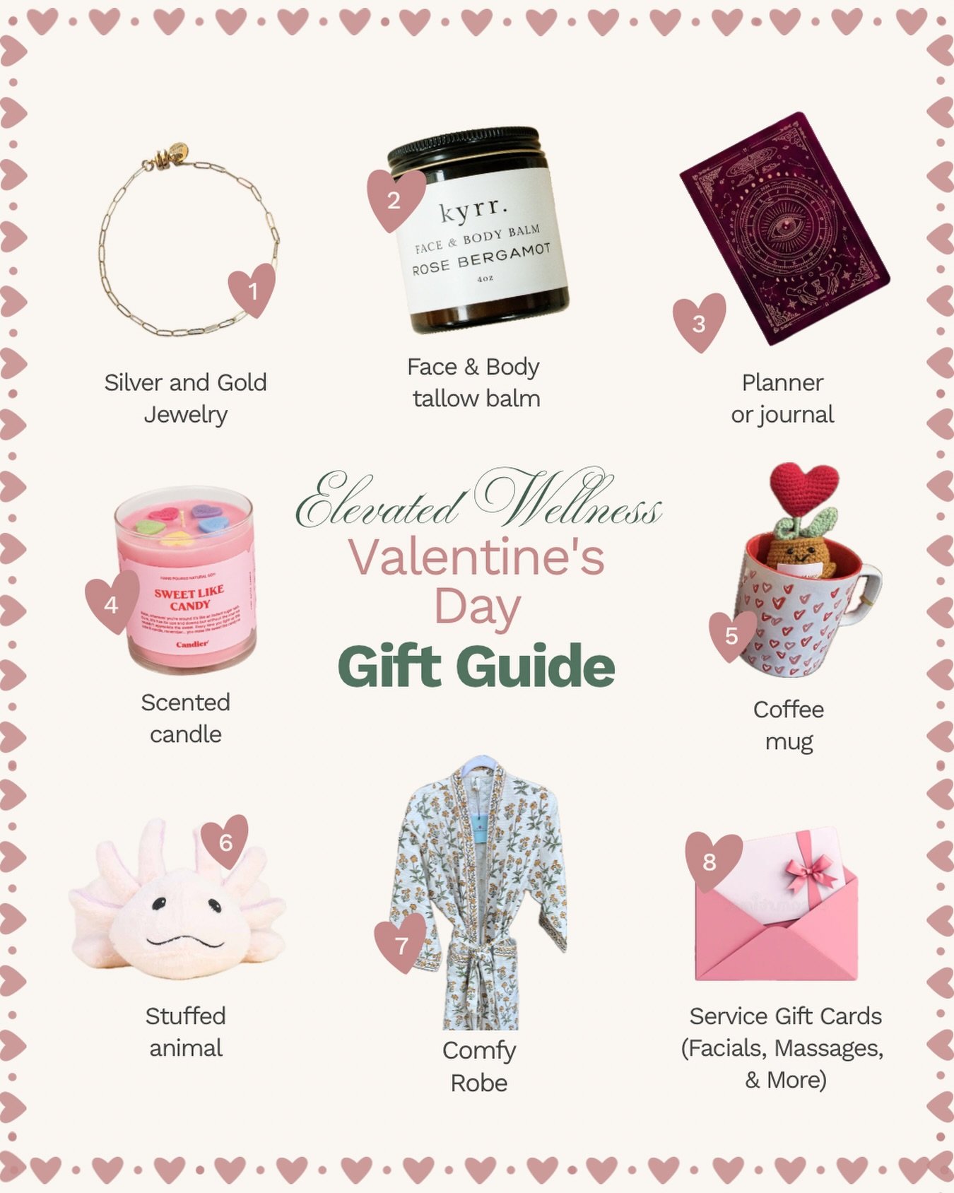 Don&rsquo;t know what to get your loved one for Valentine&rsquo;s Day? We&rsquo;re here to help🥰

Our curated Valentine&rsquo;s Gift Guide is filled with thoughtful, cozy, and meaningful finds, from layerable jewelry and clean-burning candles to wel