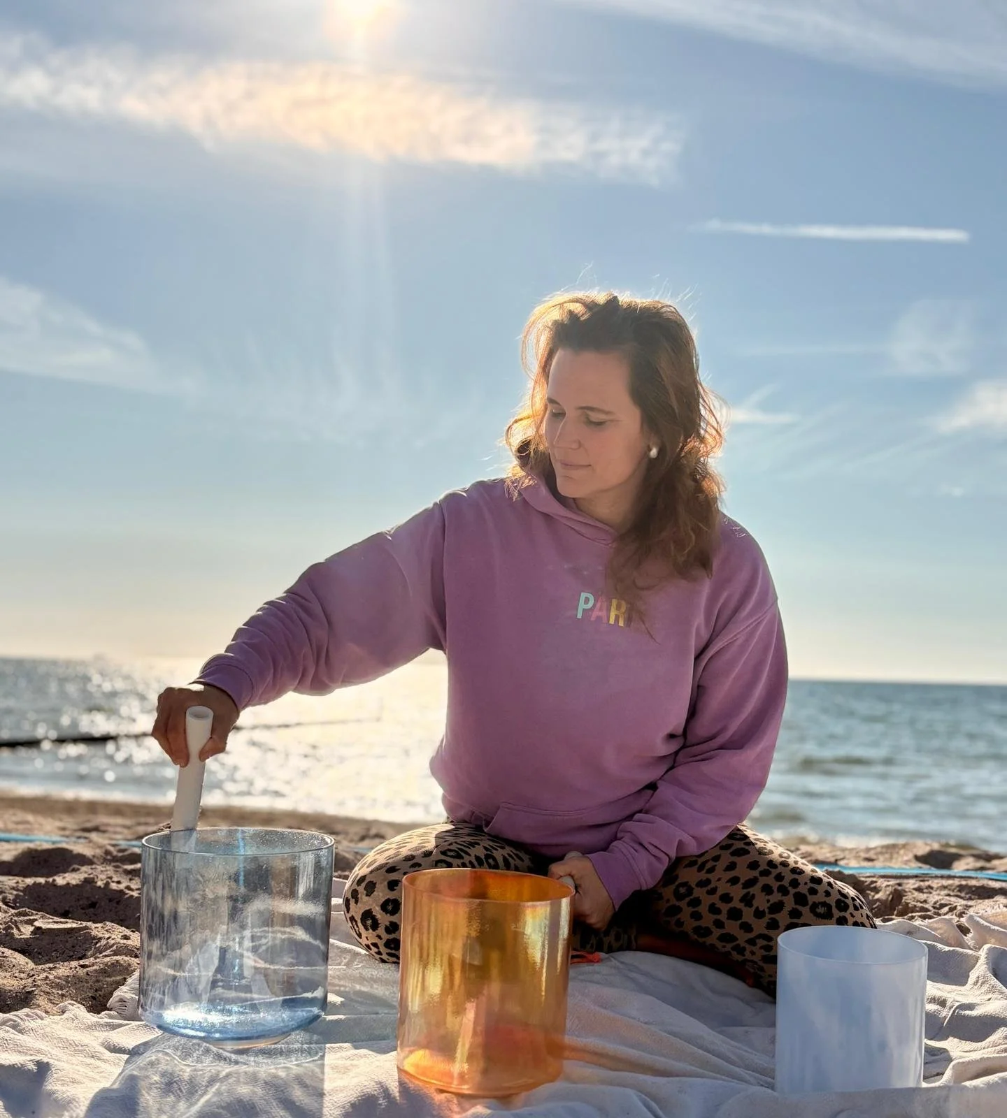 Yoga am Strand