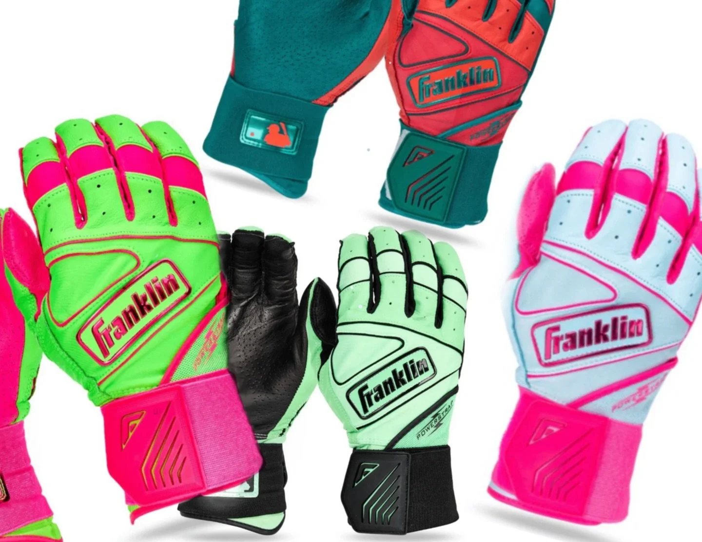 We developed new Franklin Powerstrap Infinite Adult Batting Gloves. They just hit stores, and would make great stocker stuffers for a baseball or softball player in your family.
You can even customize the colors on the website. Which is your favorite