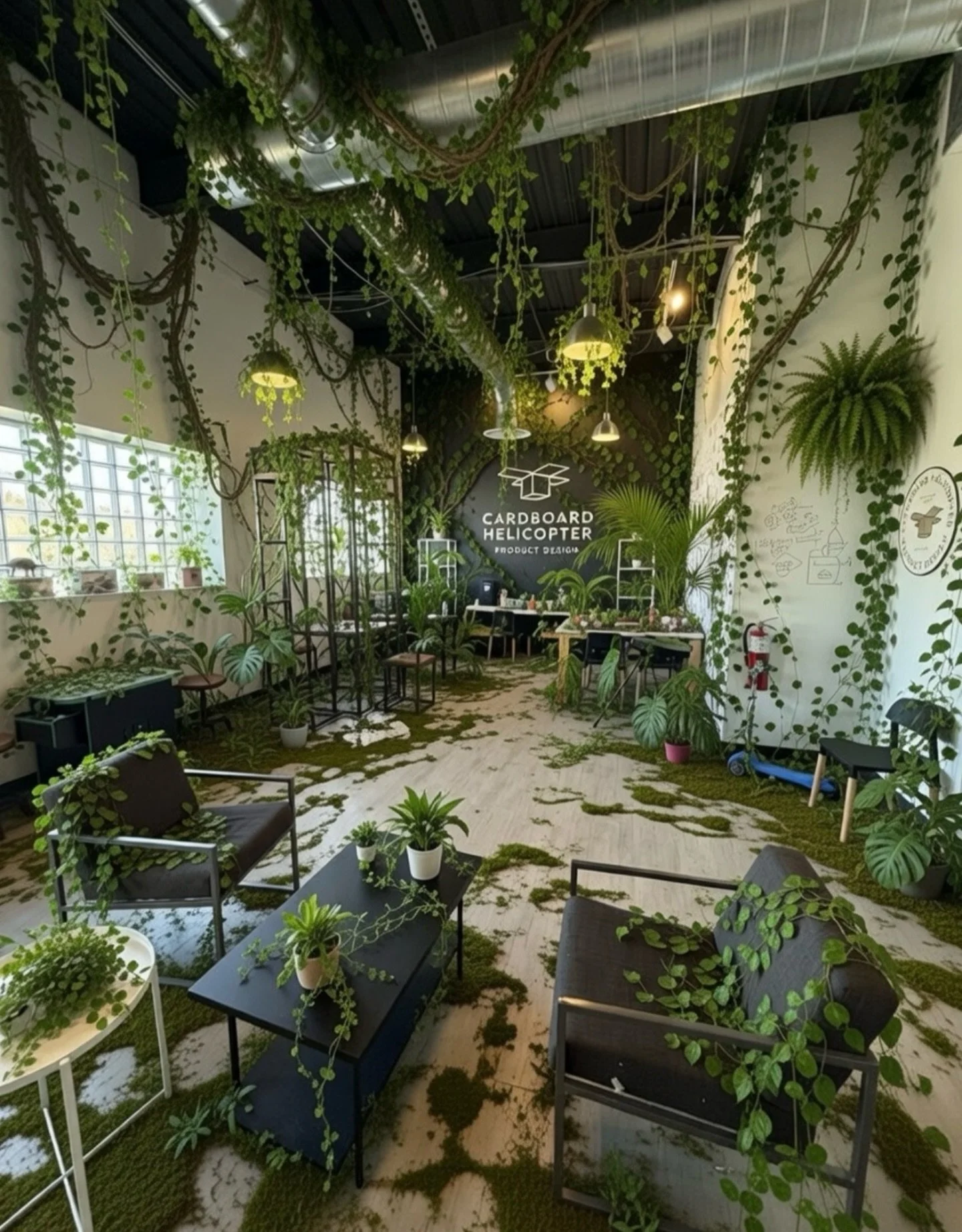 We got some plants for our studio. What do you think?