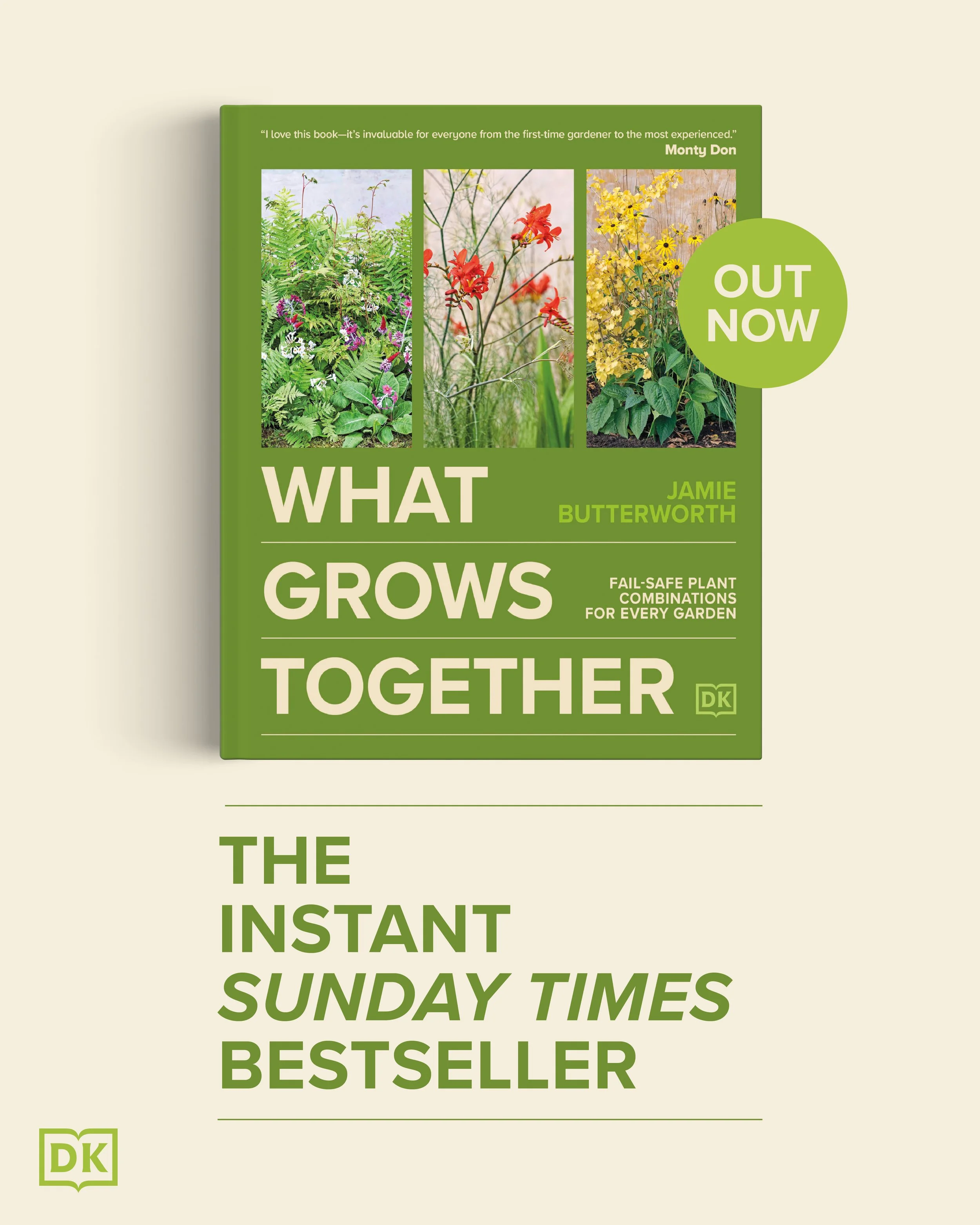What Grows Together by Jamie Butterworth, the instant Sunday Times bestseller, available as a signed copy