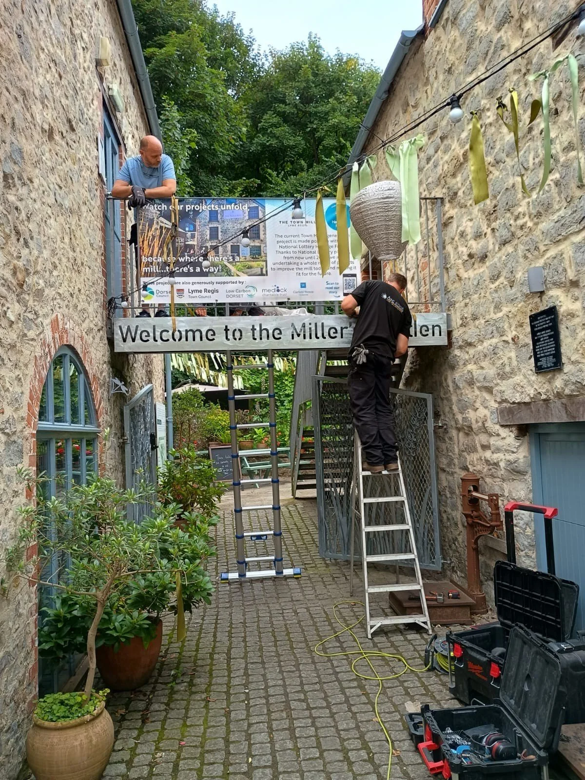 Millers Garden Sign Install.jpg