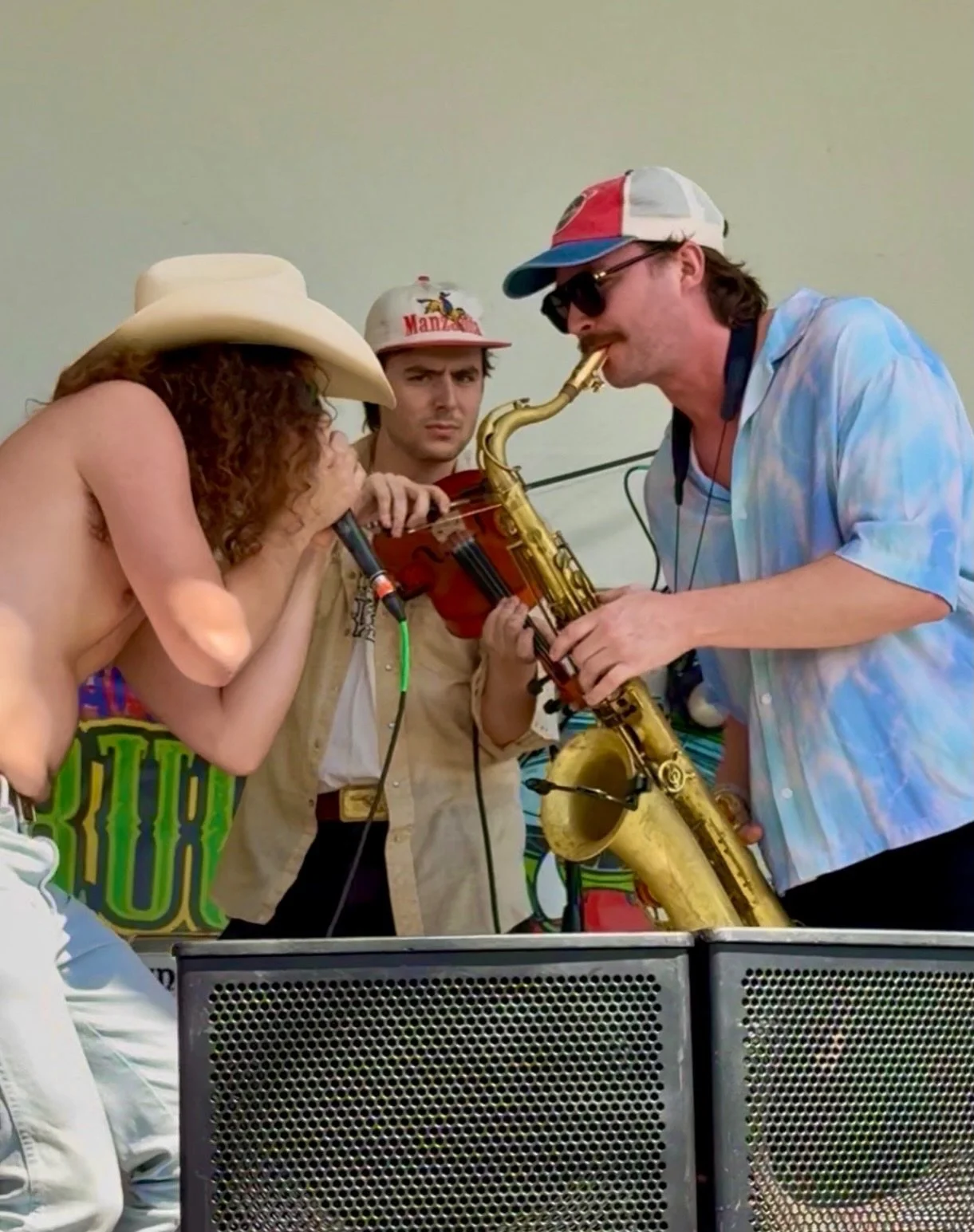 Late post but wanted to show off how much fun I had from March. Got to play SXSW again with the @texas.string.assembly boys and my buddy @tuskola.ryan. Also got to go to my first GDC in SF with some friends. Can&rsquo;t wait for more shows. The momen