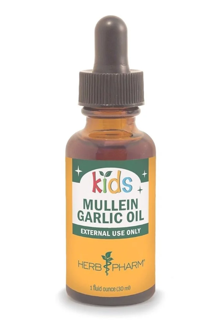Garlic oil for ear infections