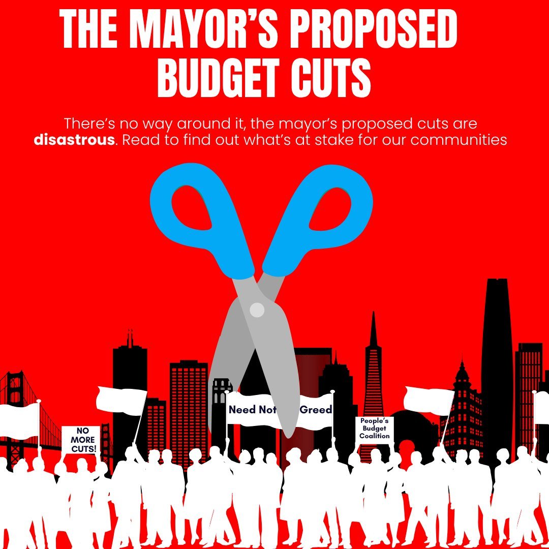 We have just over a week until the supervisors decide on the budget. Let's make that time count and call these cuts out for what they are! 📣💥
#neednotgreed #peoplesbudgetcoalition